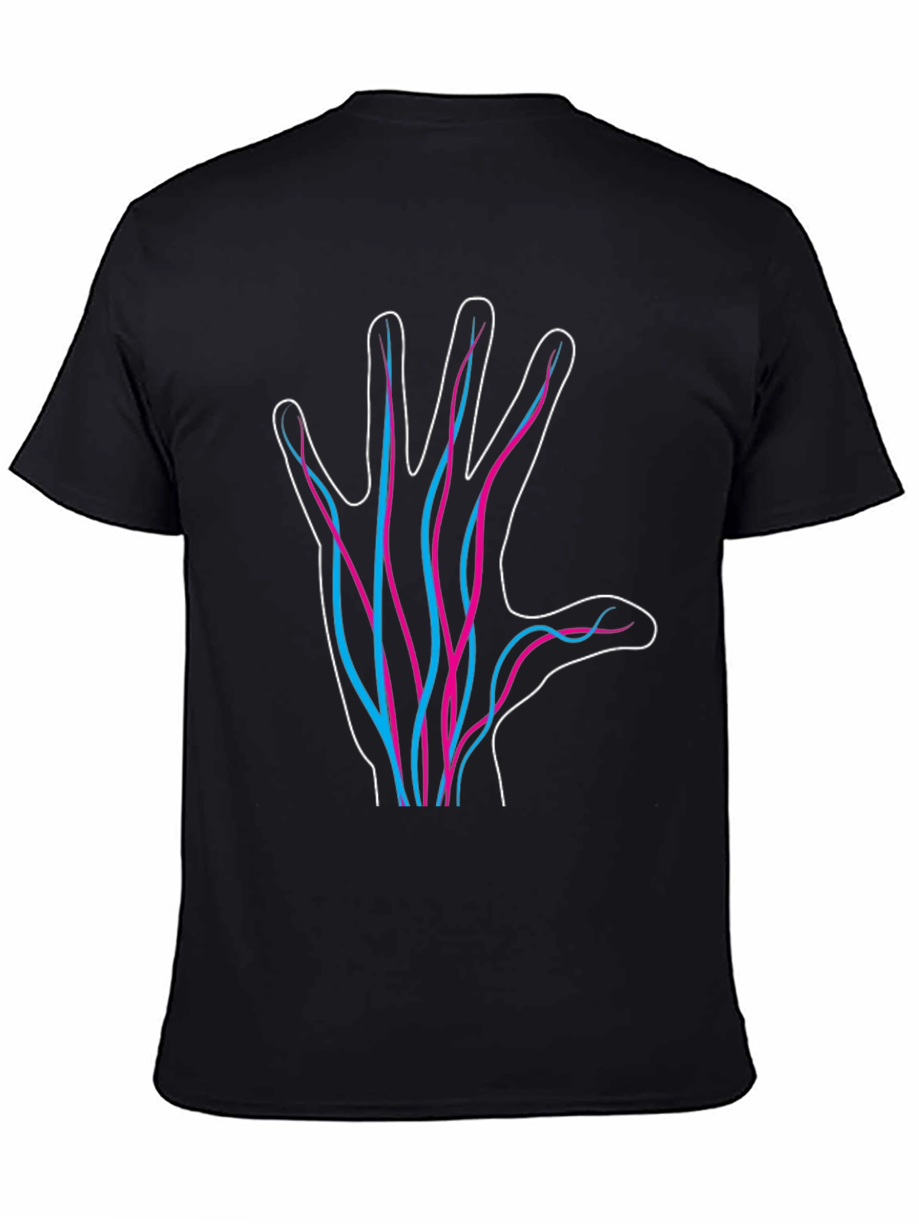 Hand Vein Tee - Unique Graphic Print