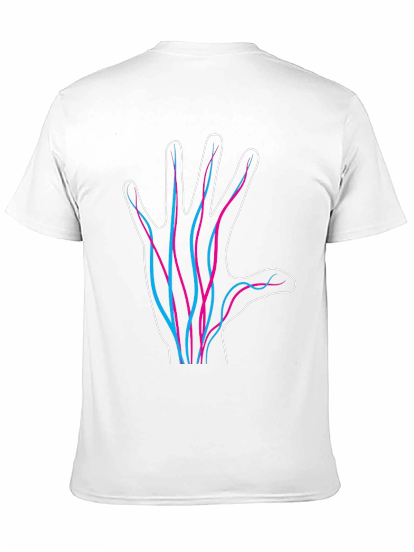 Hand Vein Tee - Unique Graphic Print