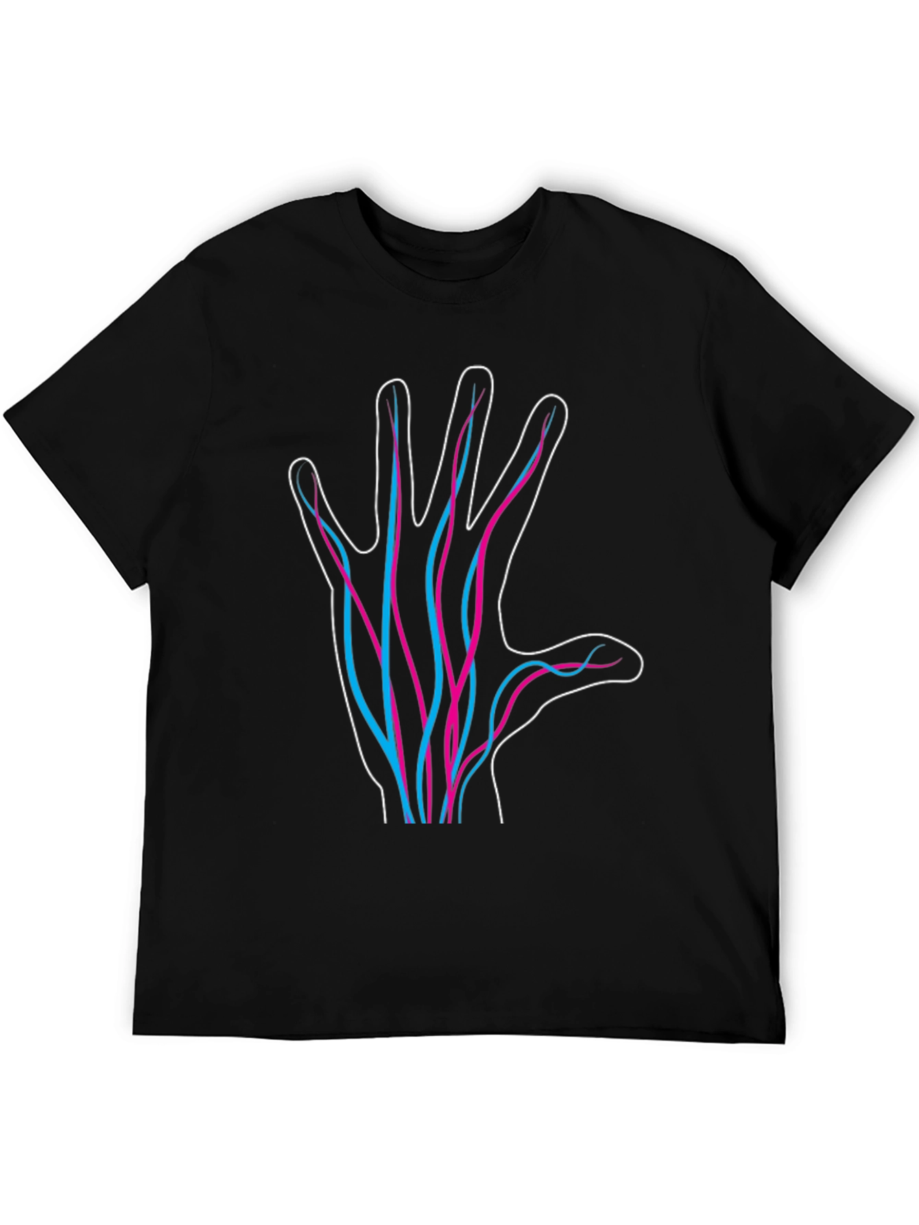 Hand Vein Tee - Unique Graphic Print