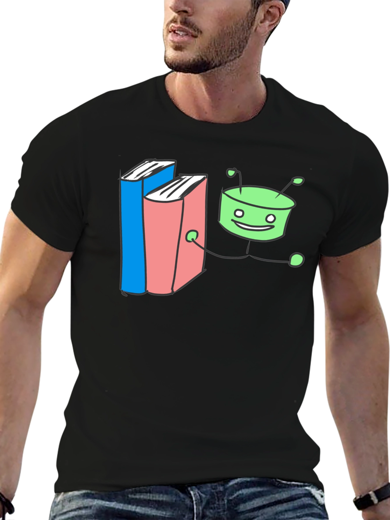Bookworm T-Shirt - Quirky Reader Tee
