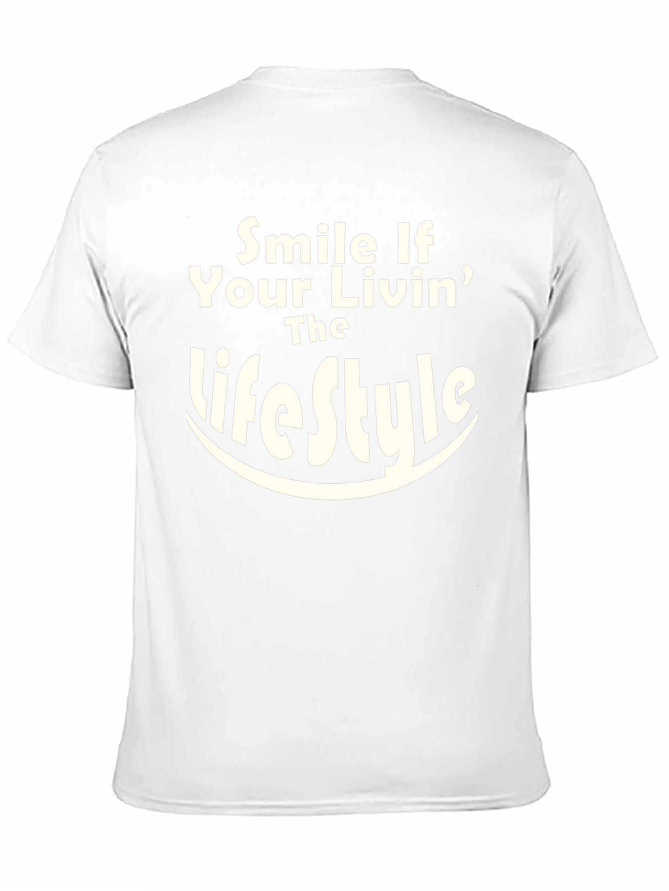Smile If Your Livin The Lifestyle Graphic Tee