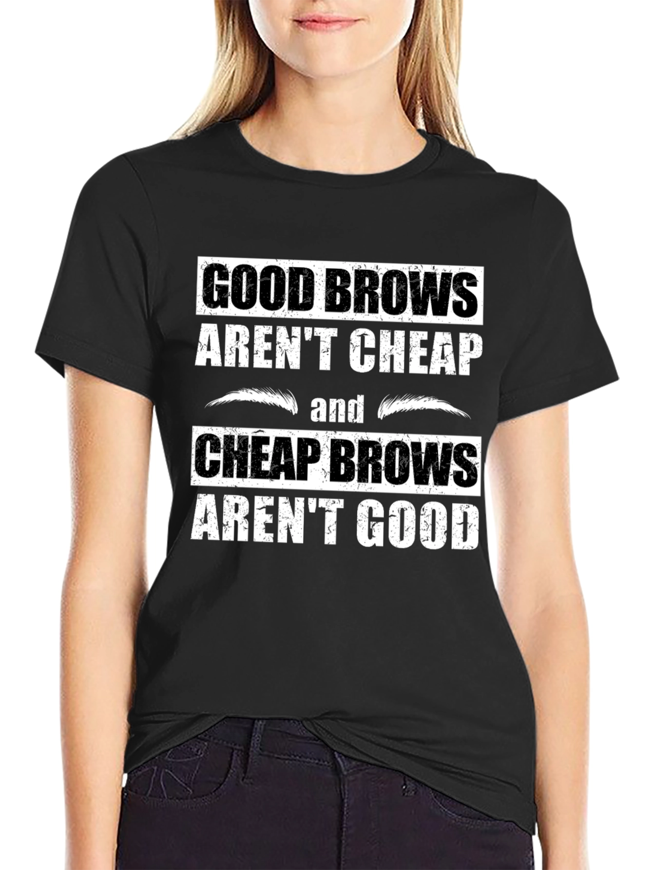 Good Brows T-Shirt - Funny Eyebrow Humor Tee