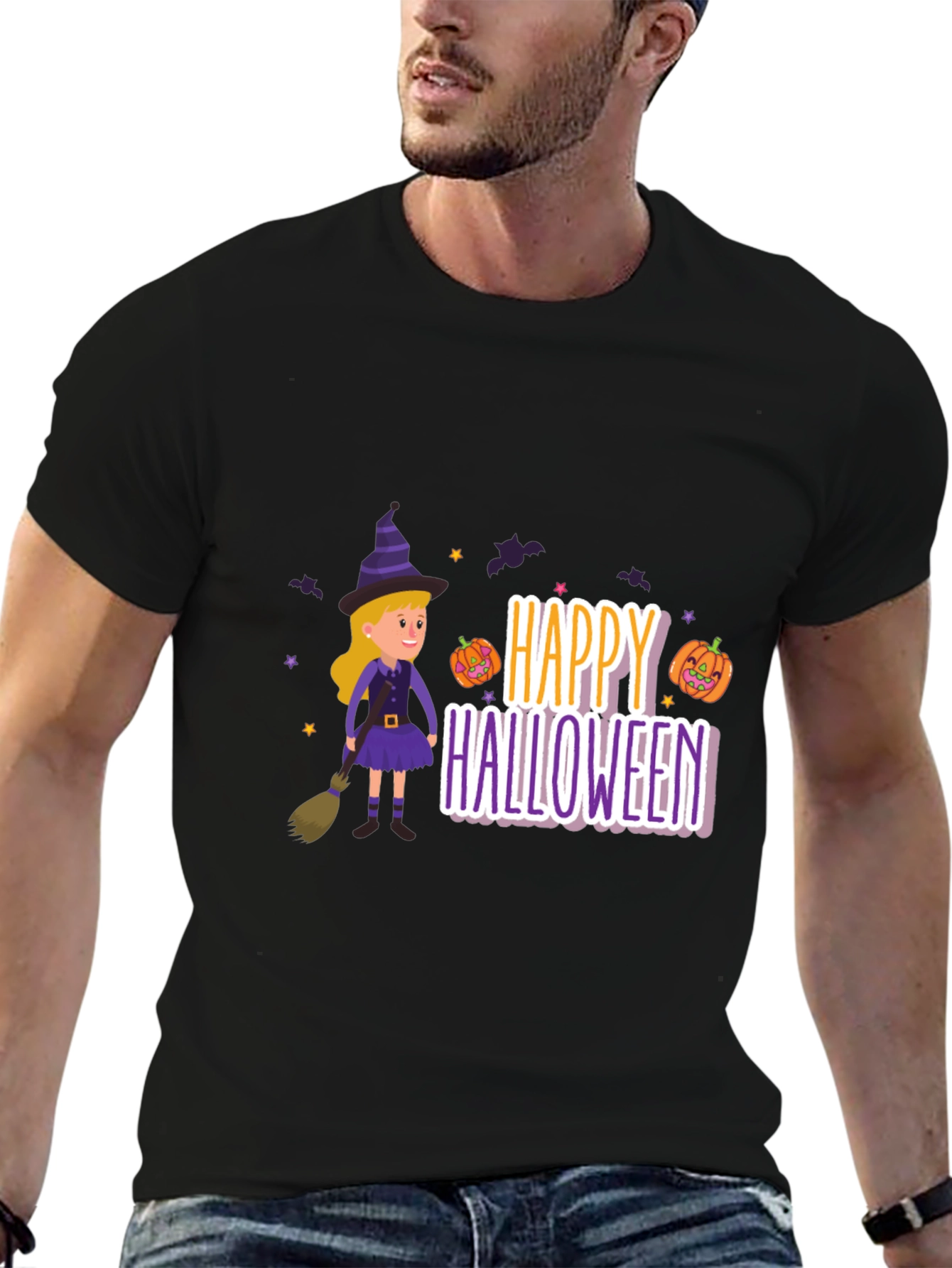Halloween Witch Graphic Tee