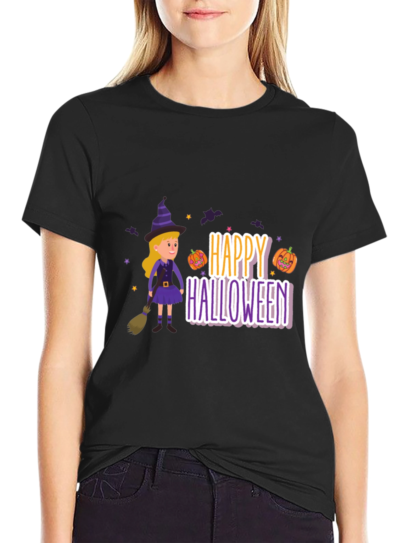 Halloween Witch Graphic Tee