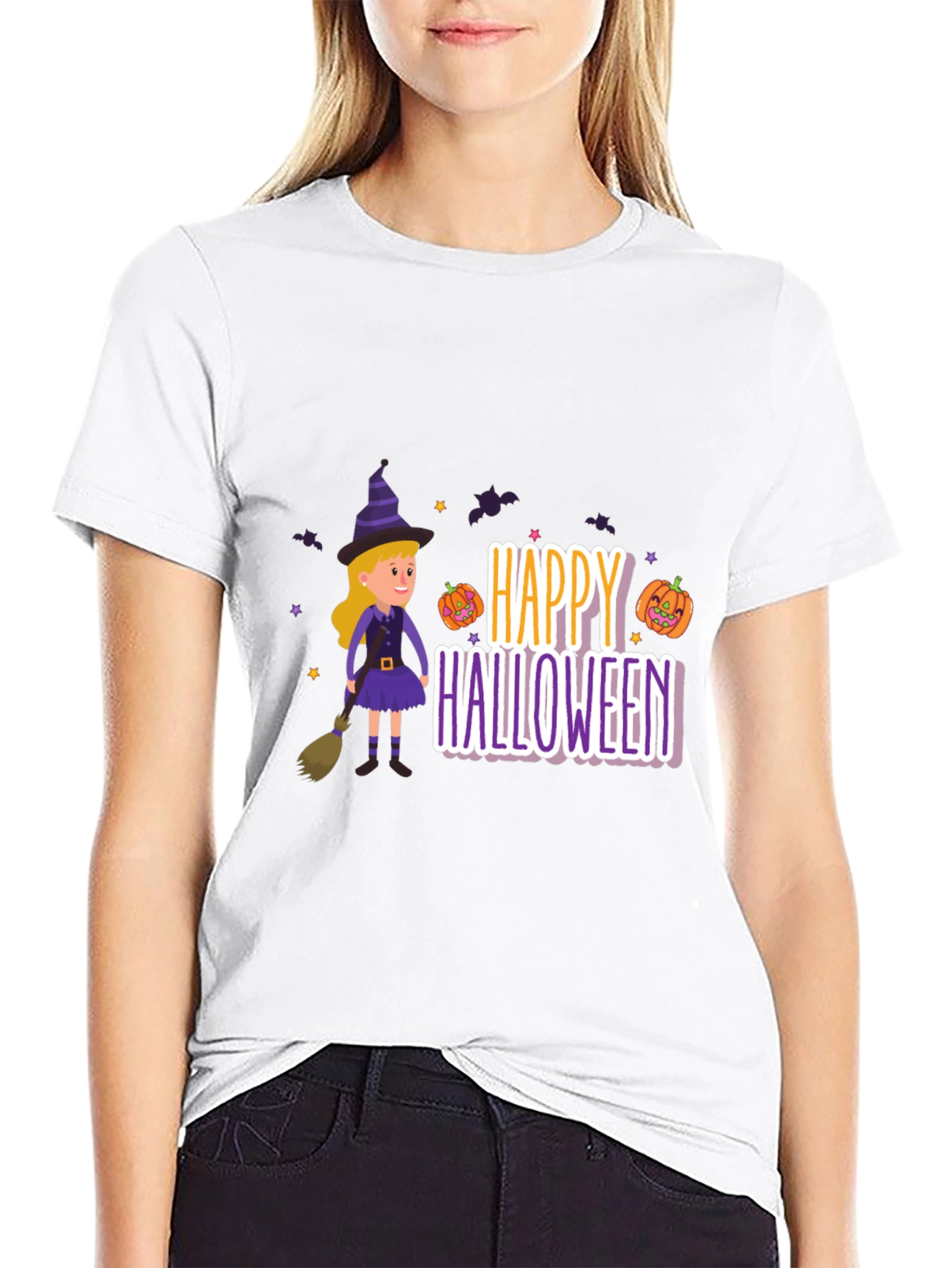 Halloween Witch Graphic Tee