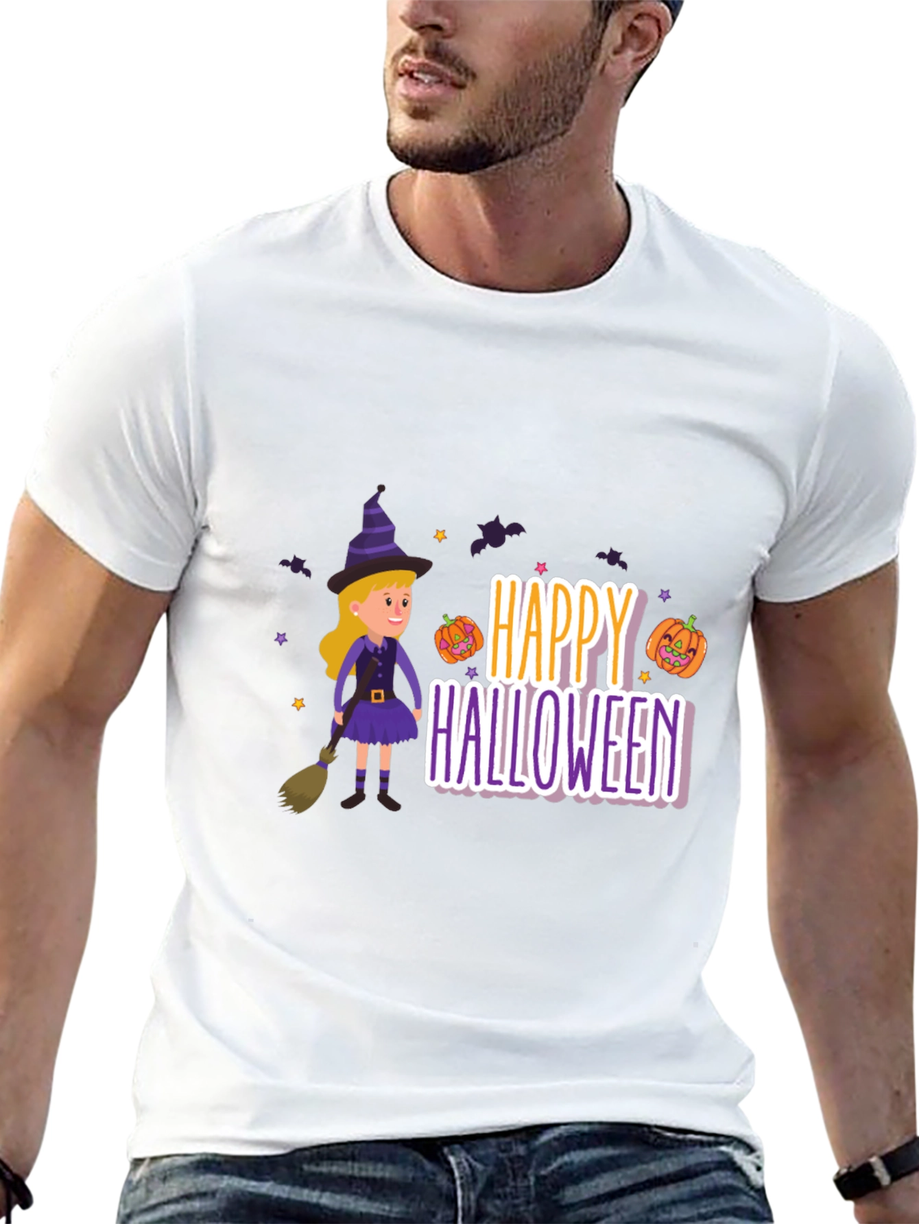Halloween Witch Graphic Tee