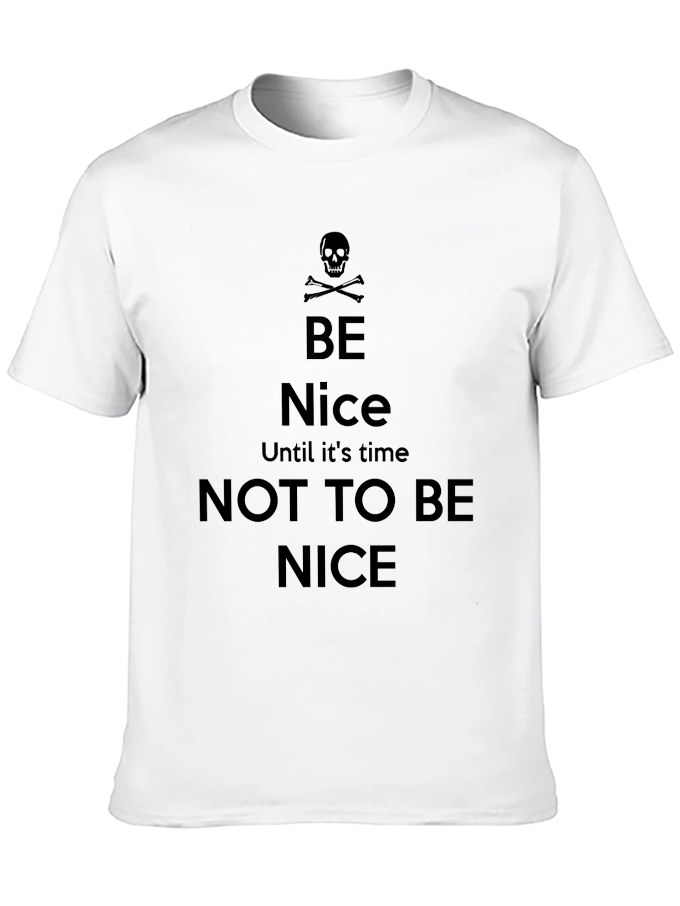 Be Nice Graphic Tee - Mens Black T-Shirt