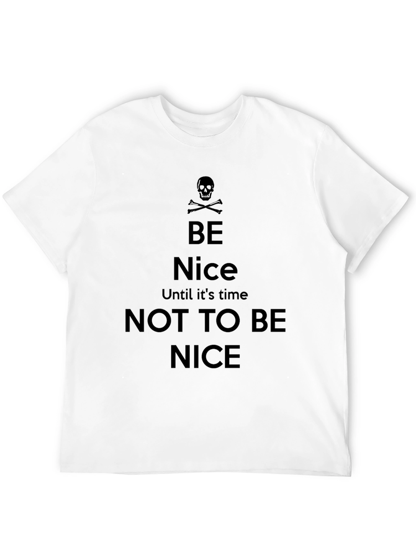 Be Nice Graphic Tee - Mens Black T-Shirt
