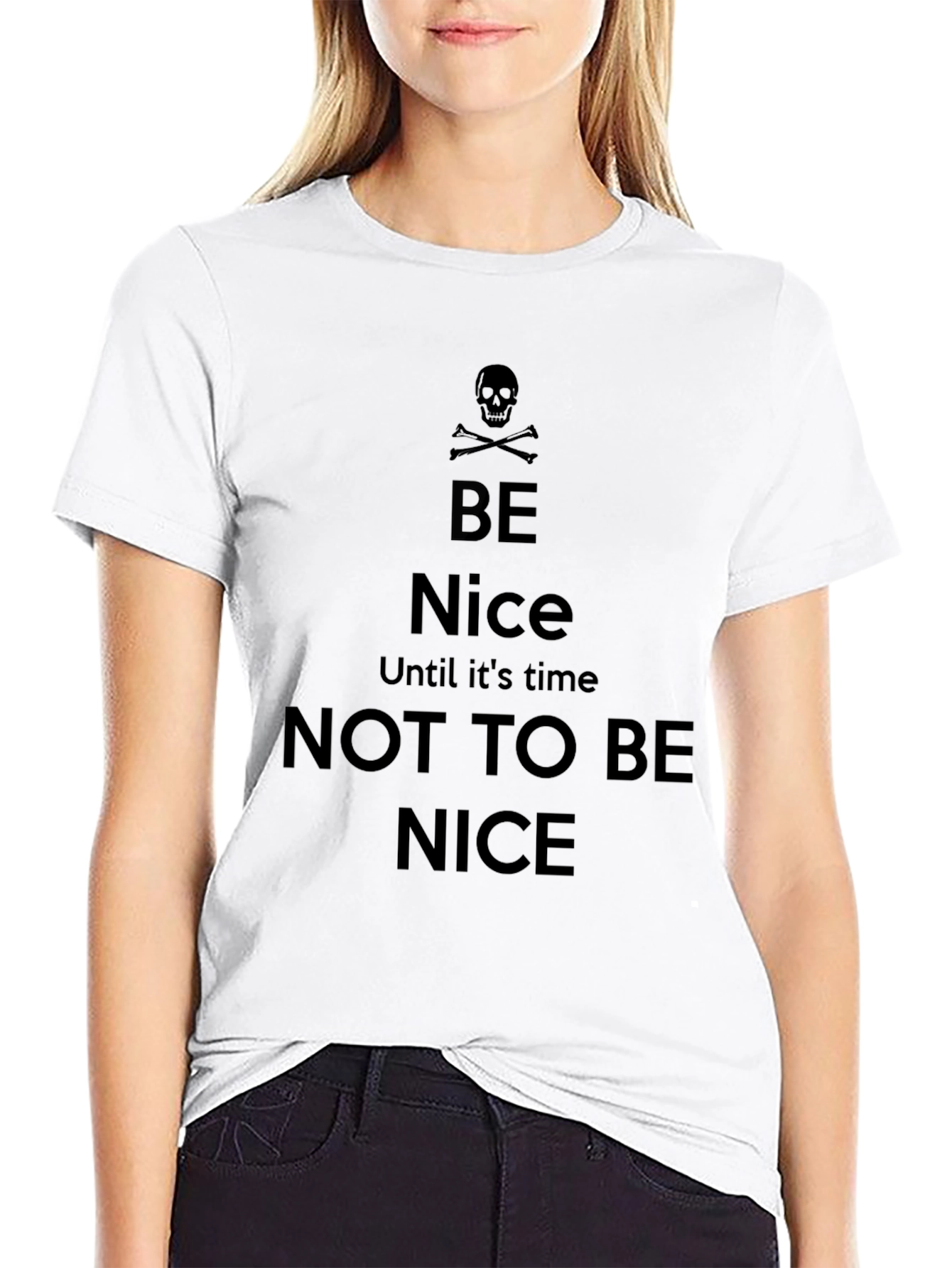 Be Nice Graphic Tee - Mens Black T-Shirt