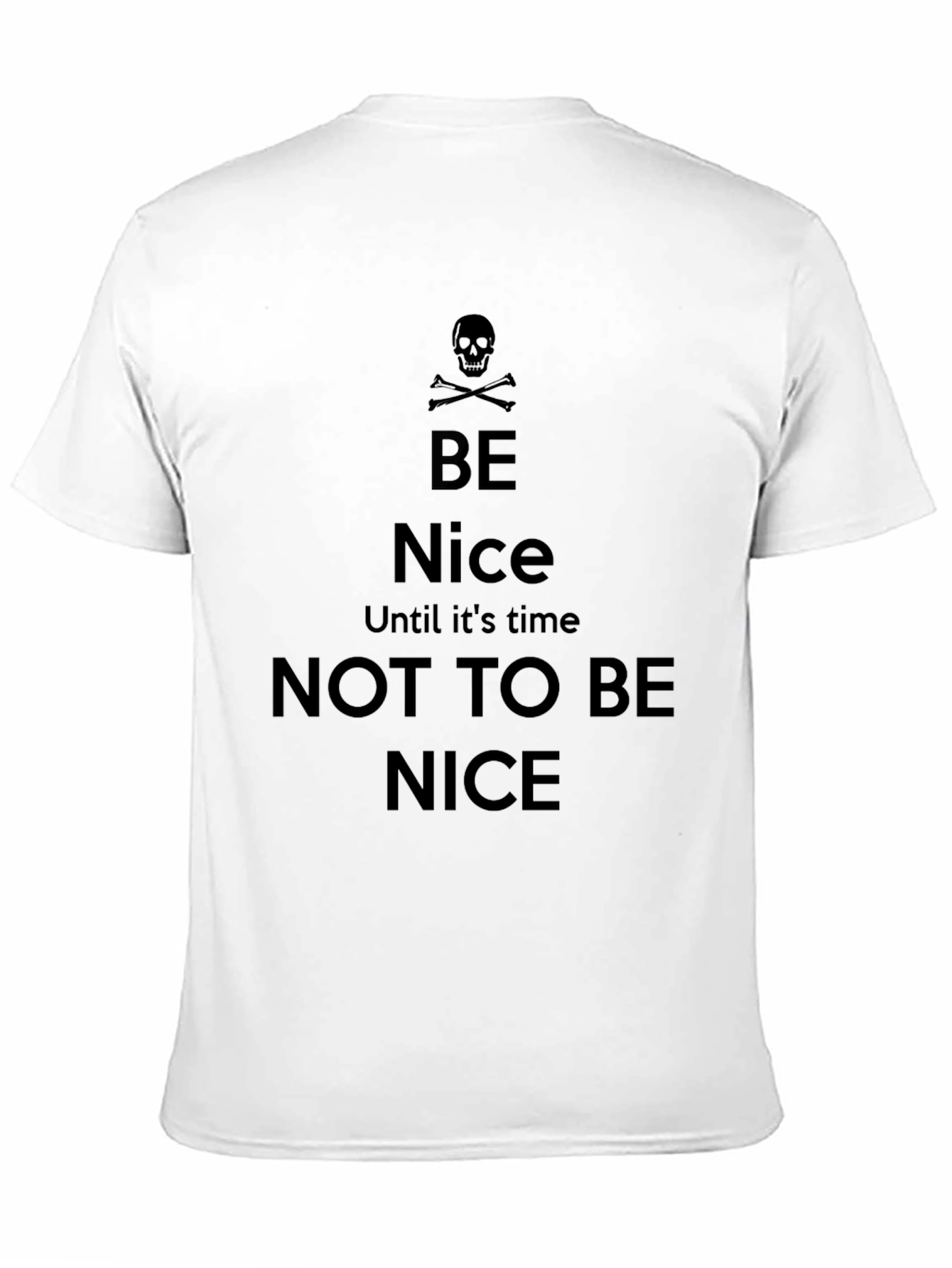 Be Nice Graphic Tee - Mens Black T-Shirt