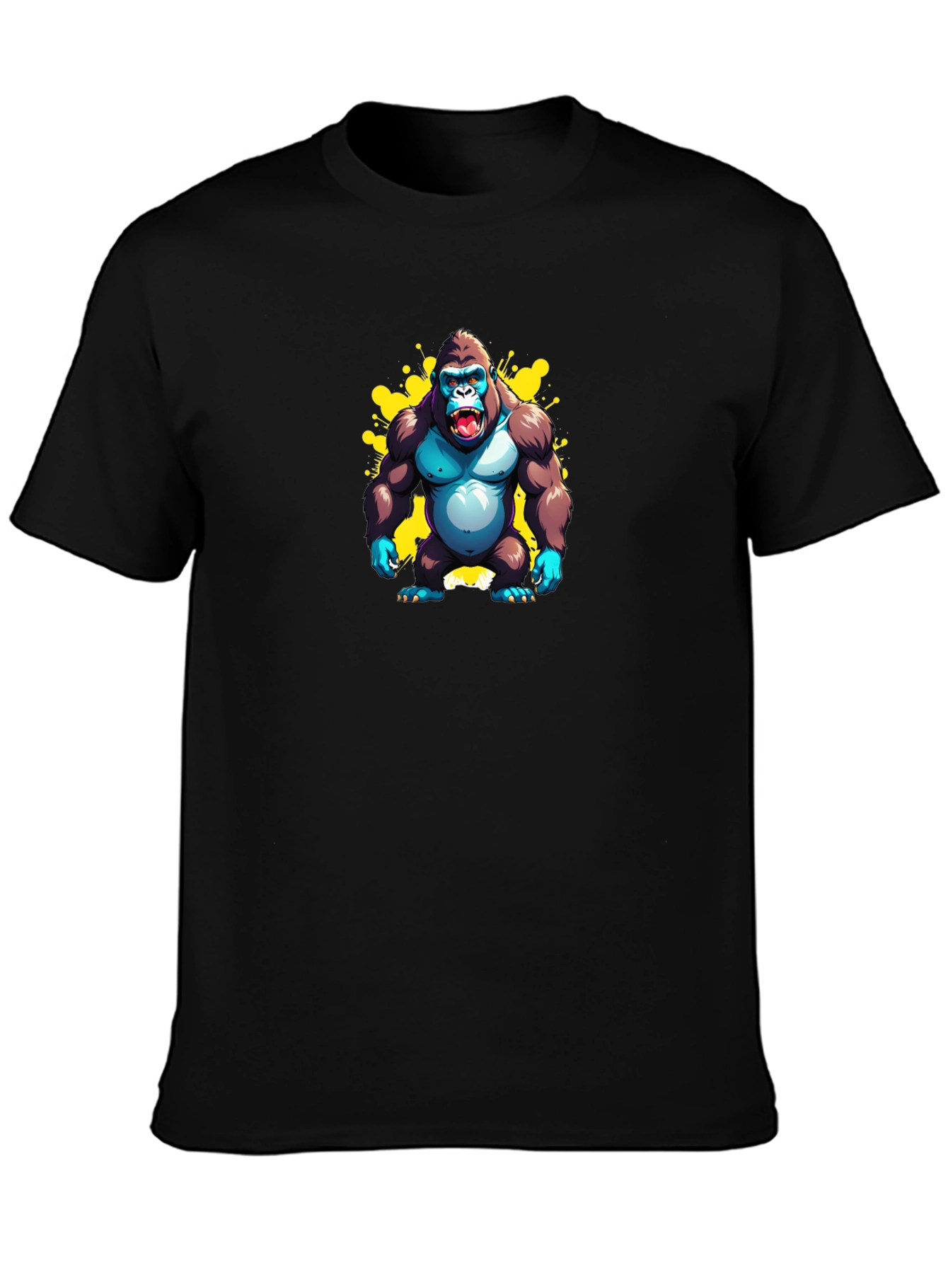 Gorilla Graphic Black T-Shirt