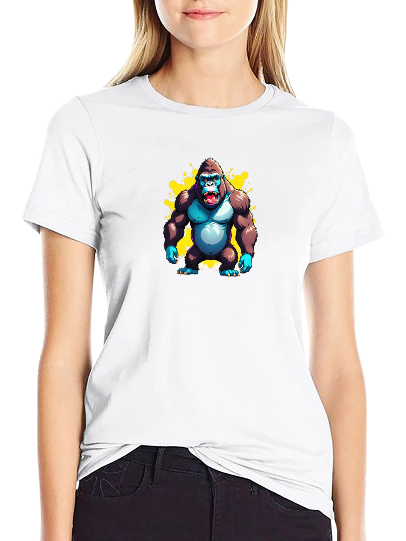 Gorilla Graphic Black T-Shirt