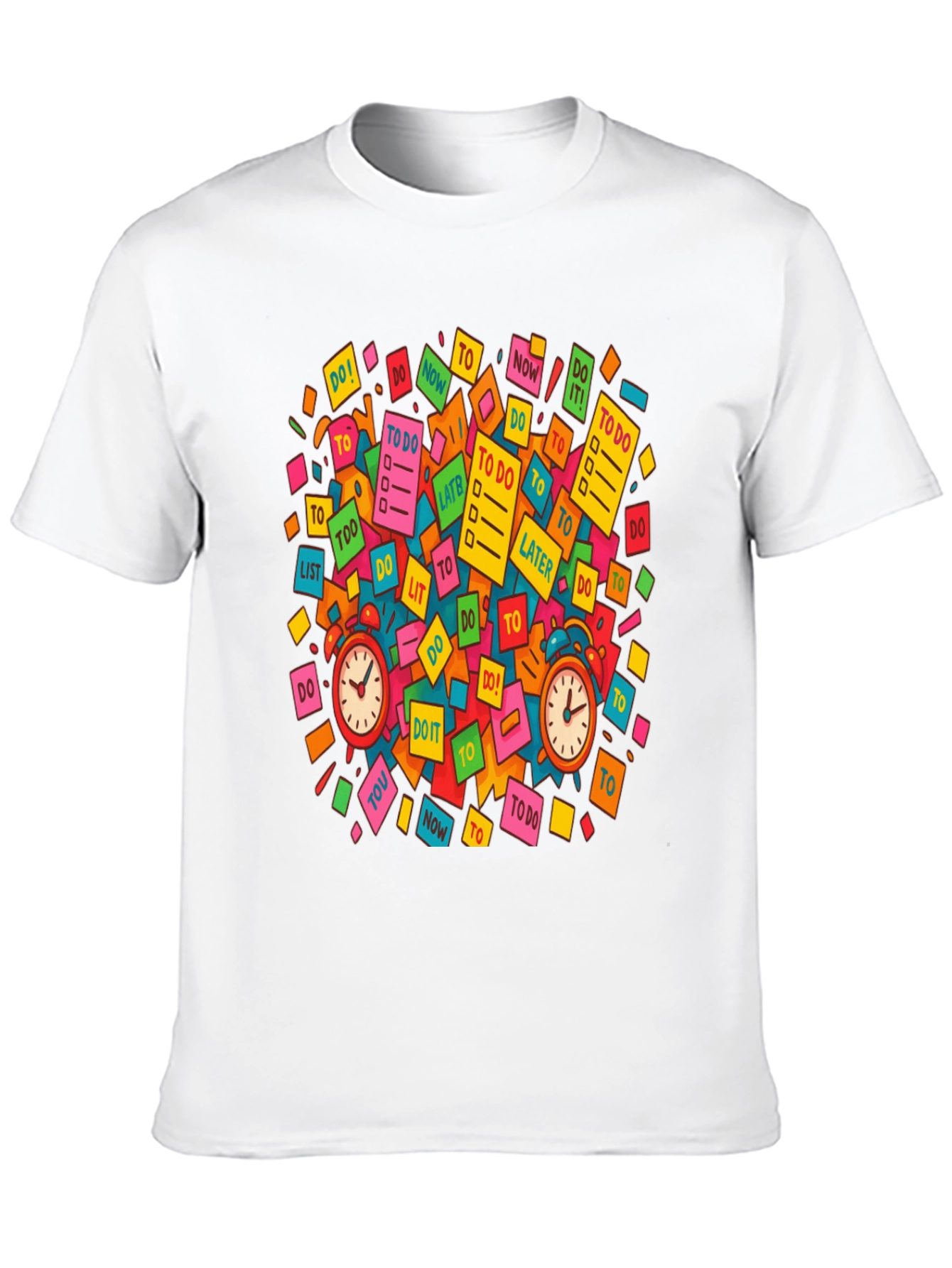 Time Management T-Shirt - Do It Now! Design
