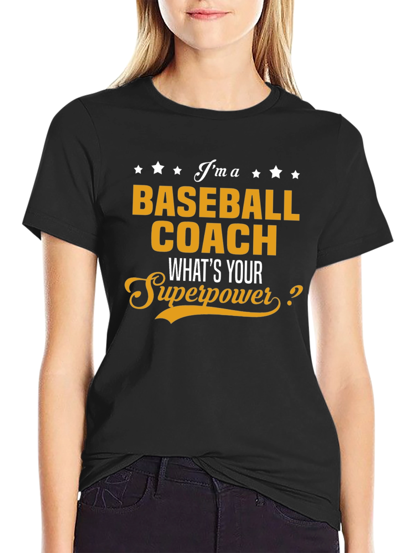 Baseball Coach Superpower T-Shirt