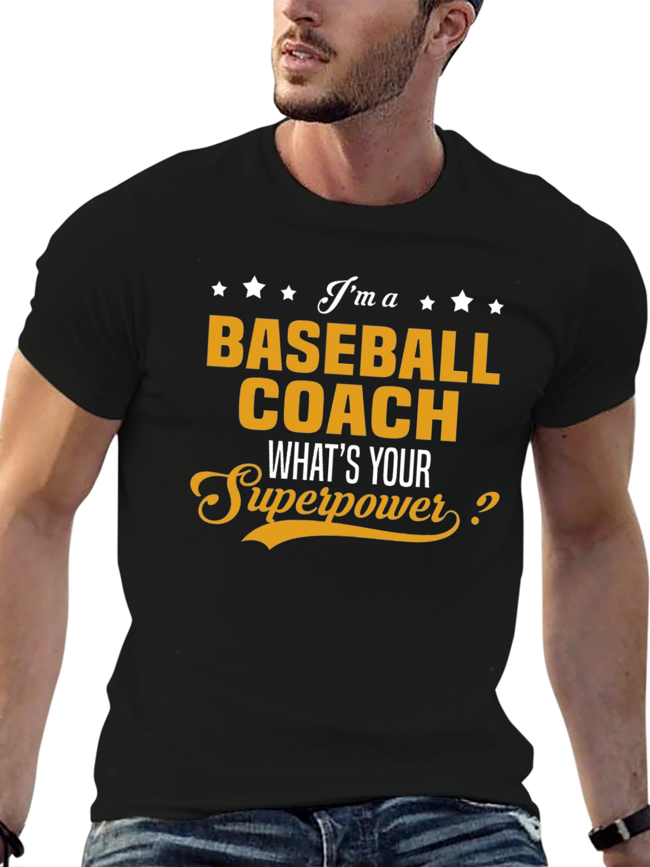 Baseball Coach Superpower T-Shirt