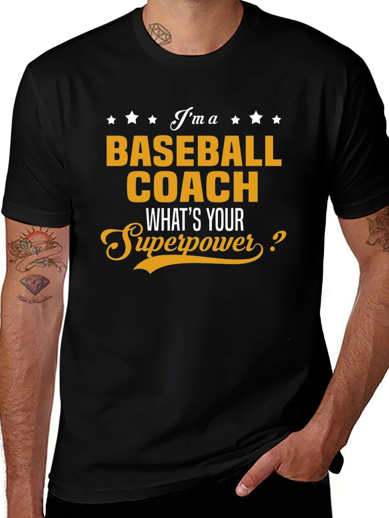 Baseball Coach Superpower T-Shirt