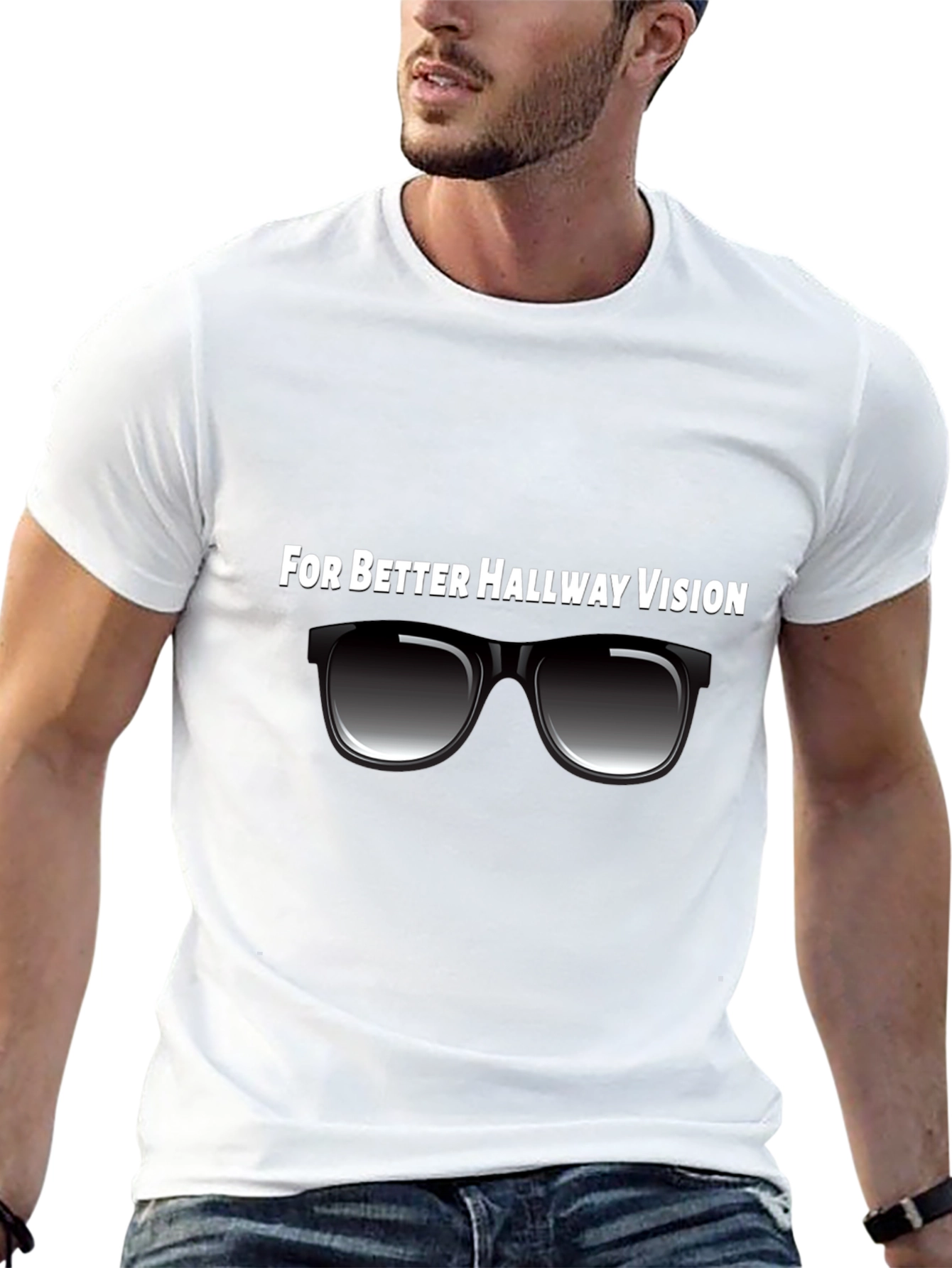 Better Hallway Vision T-Shirt - Novelty Shades Design
