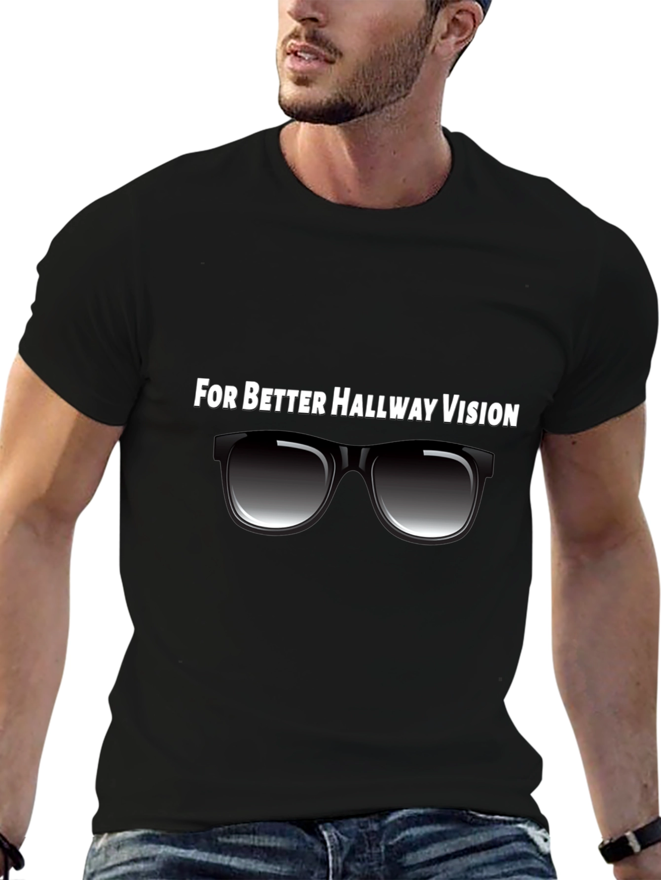 Better Hallway Vision T-Shirt - Novelty Shades Design