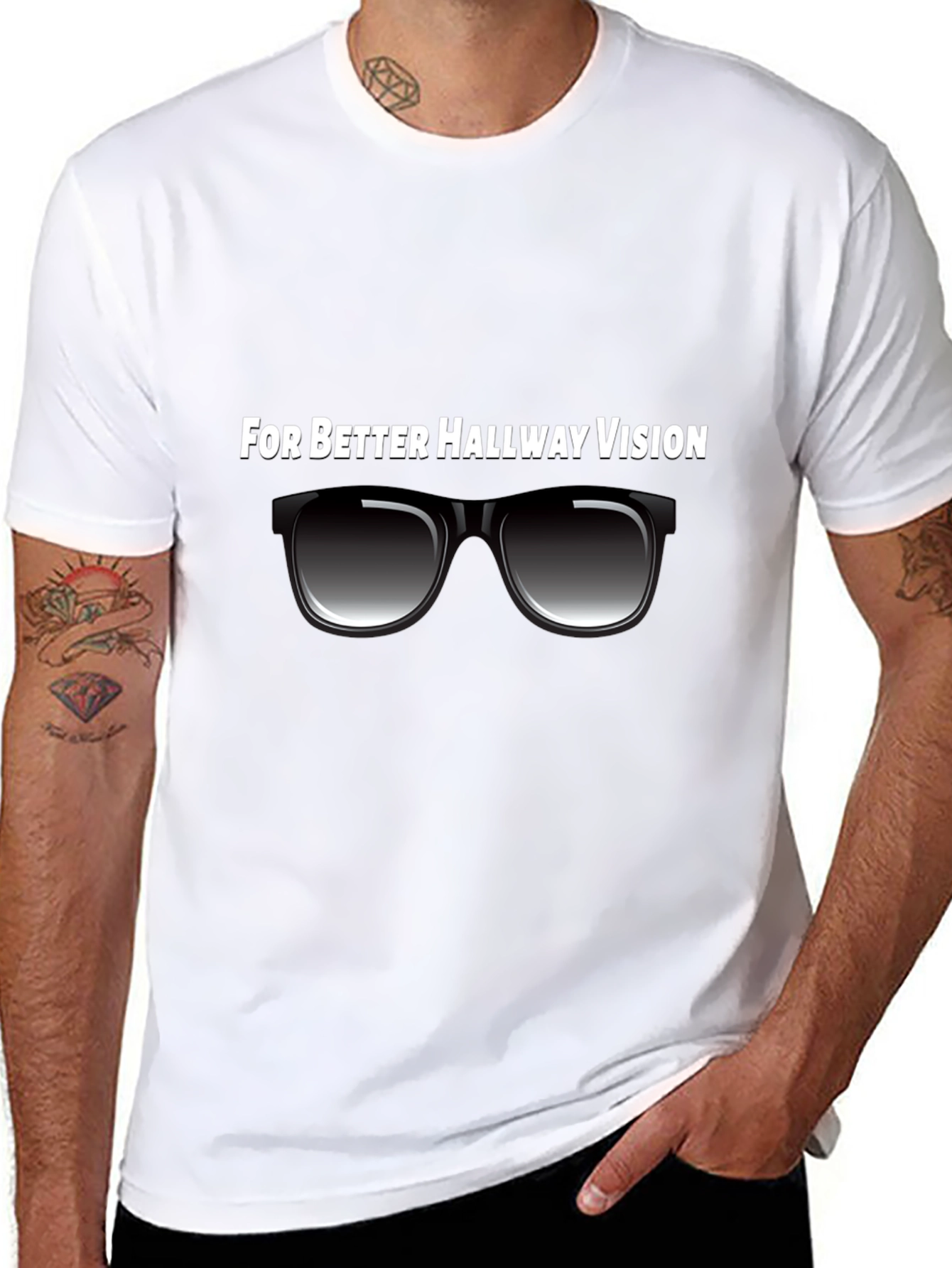 Better Hallway Vision T-Shirt - Novelty Shades Design
