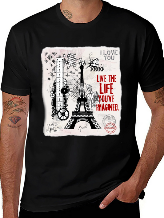 Paris Eiffel Tower Graphic T-Shirt