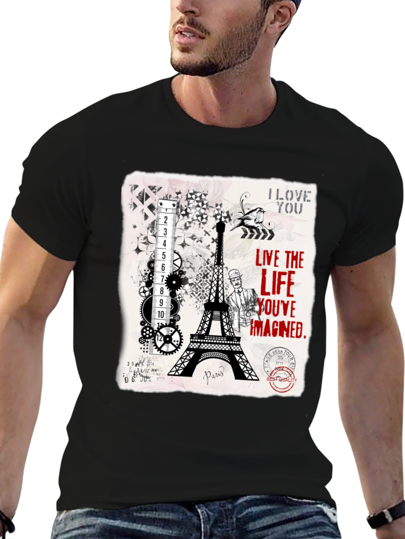 Paris Eiffel Tower Graphic T-Shirt