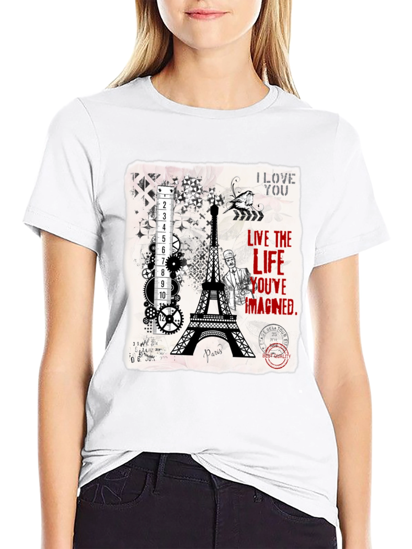 Paris Eiffel Tower Graphic T-Shirt