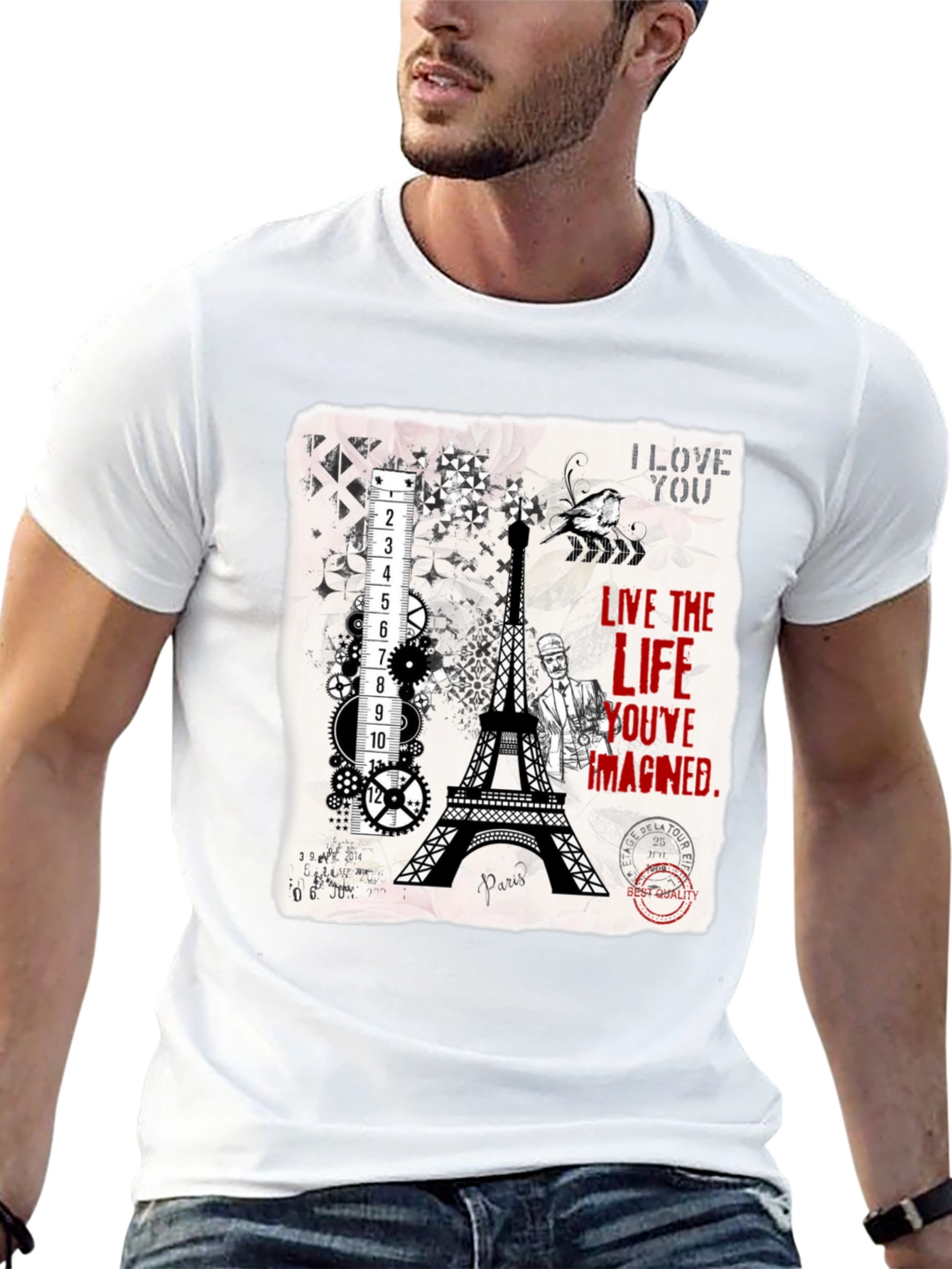 Paris Eiffel Tower Graphic T-Shirt