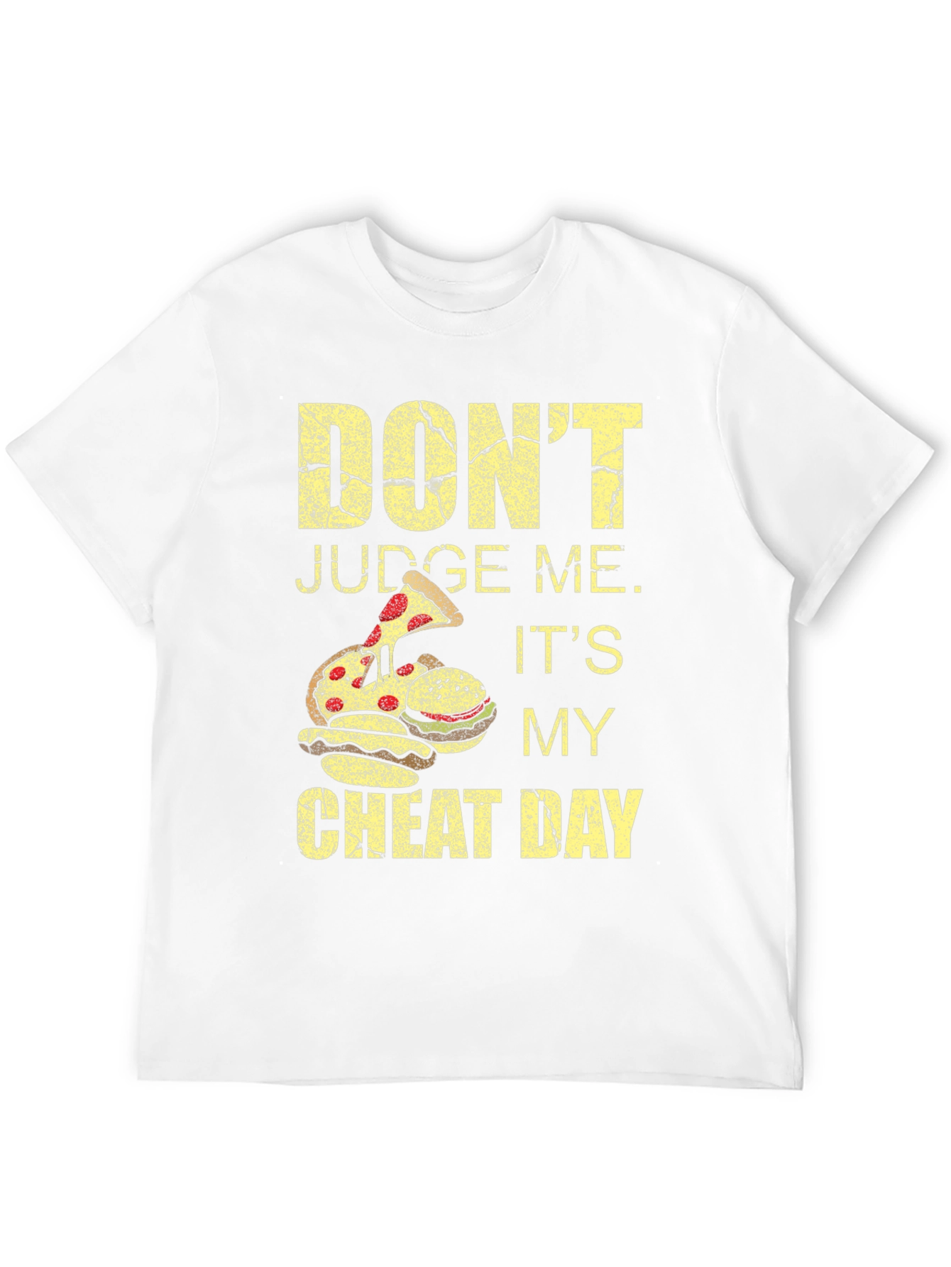Dont Judge Me Cheat Day Black T-Shirt