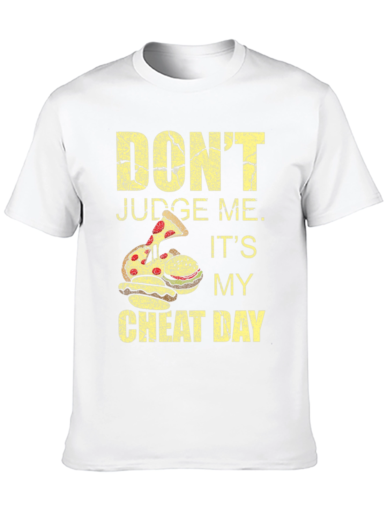 Dont Judge Me Cheat Day Black T-Shirt