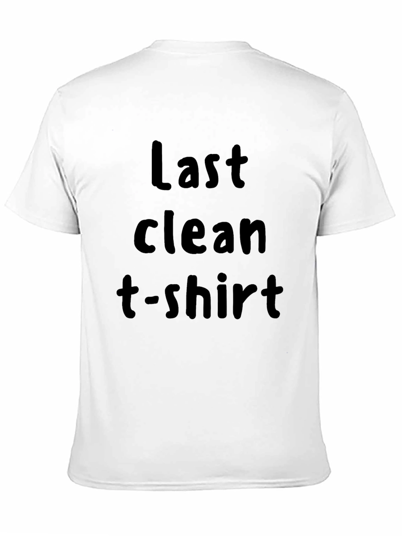 Last Clean T-Shirt Graphic Tee - Black