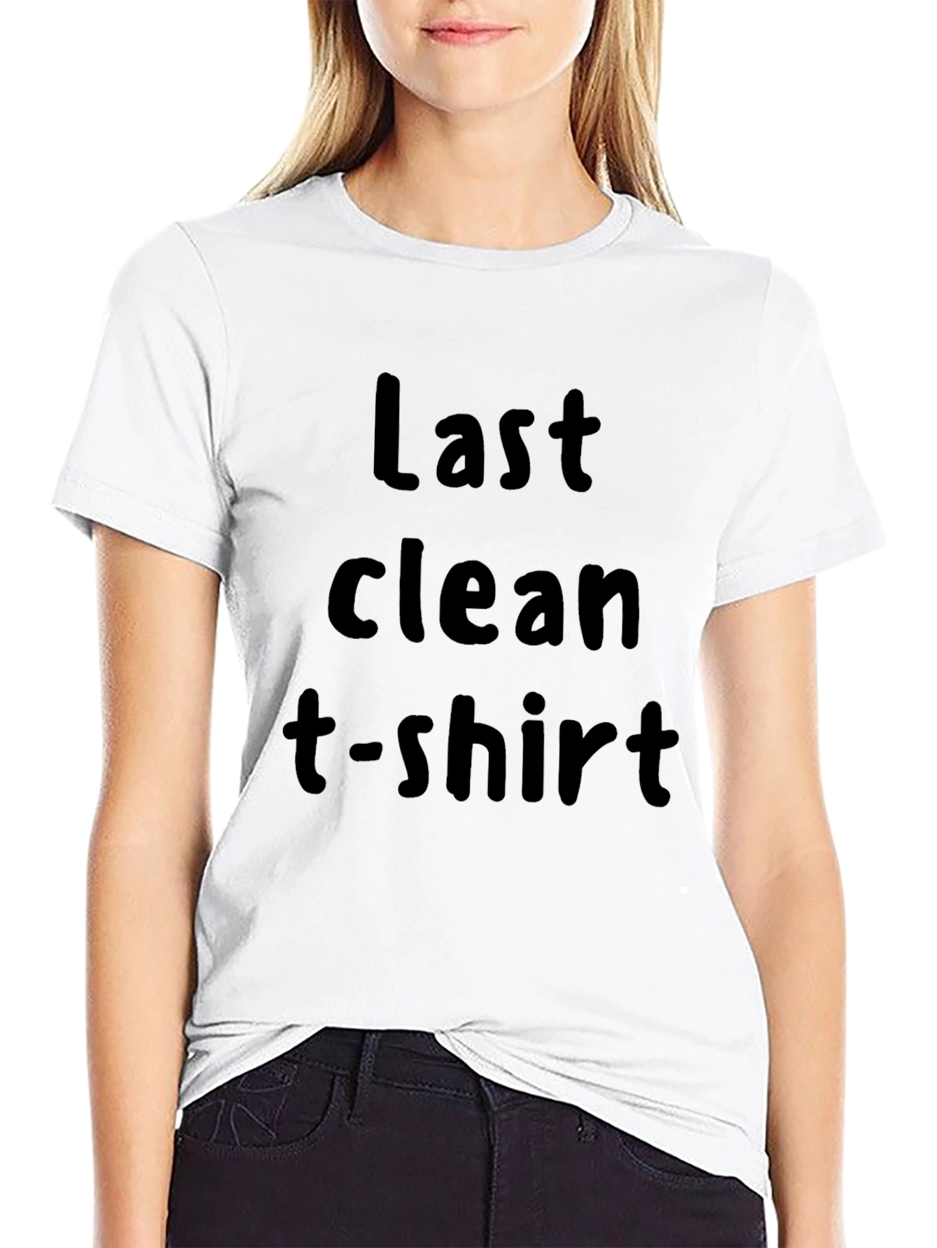 Last Clean T-Shirt Graphic Tee - Black