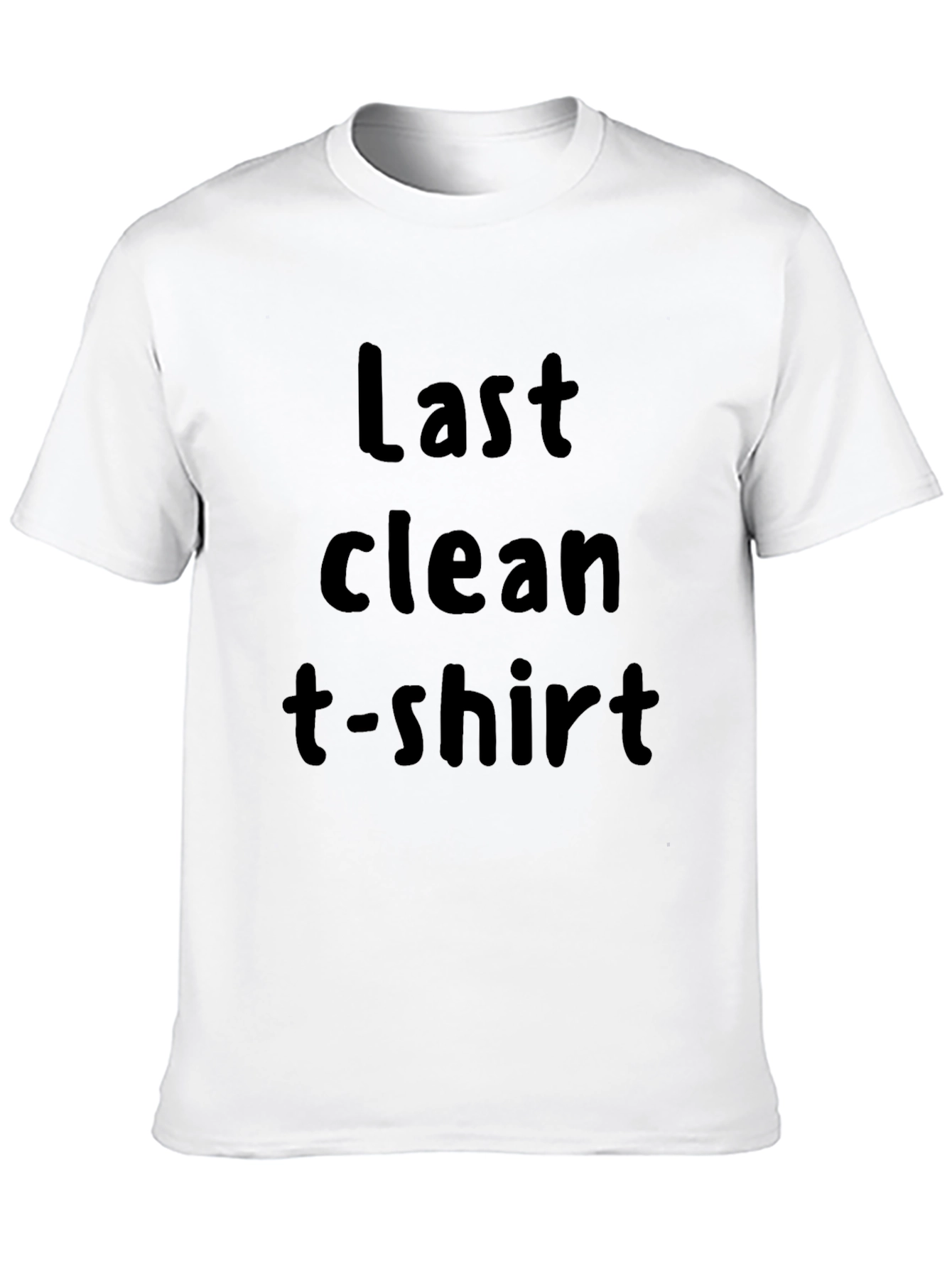 Last Clean T-Shirt Graphic Tee - Black