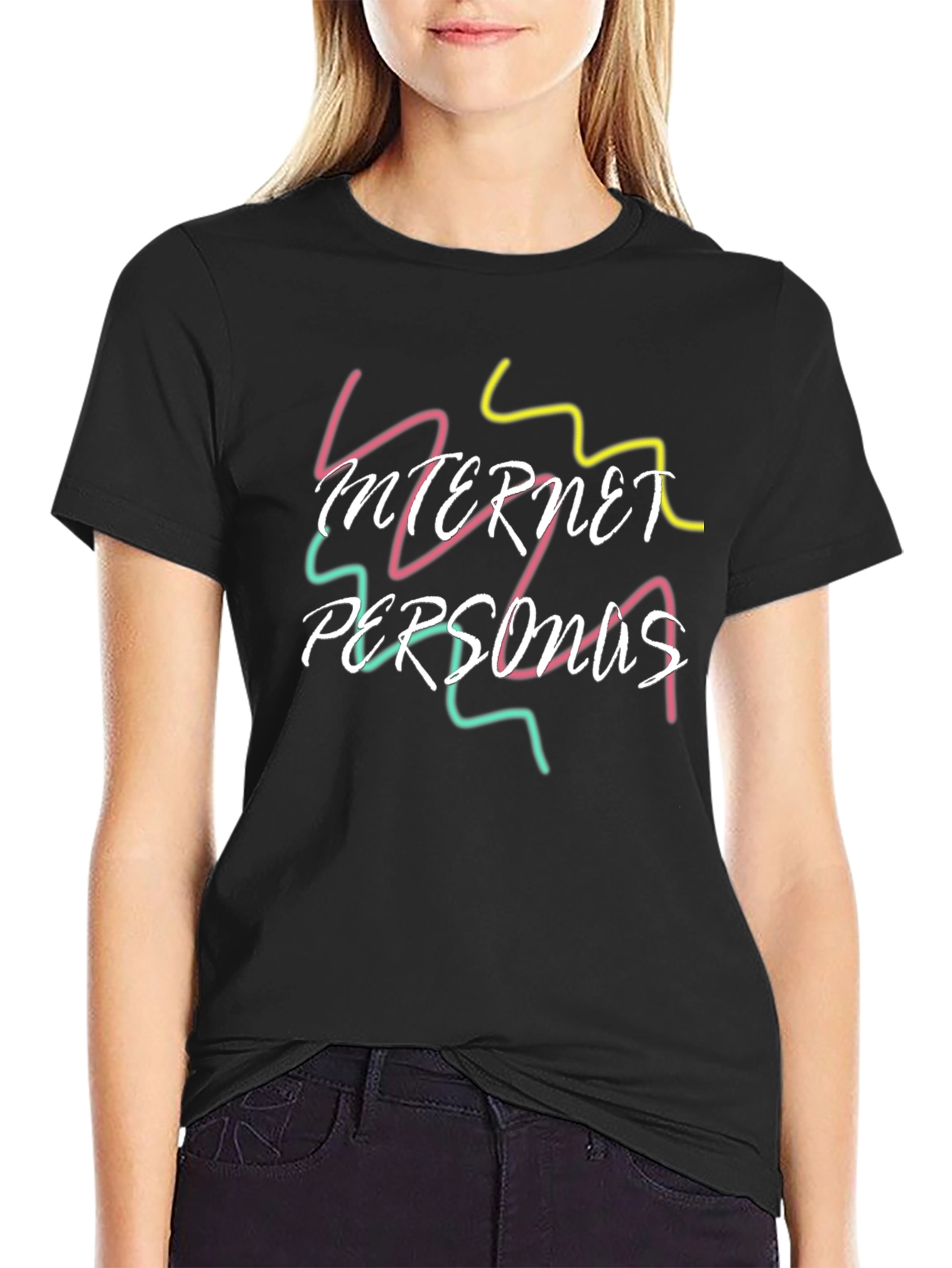 Internet Personas Black Graphic Tee