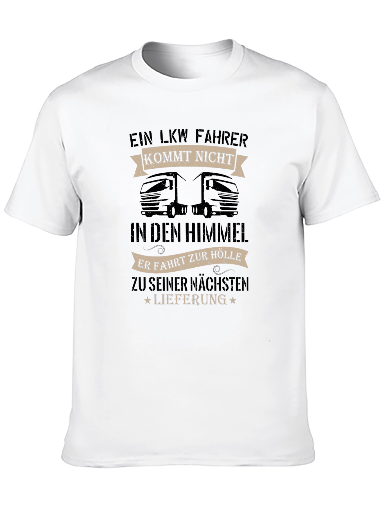 Truck Driver T-Shirt - To His Next Delivery
