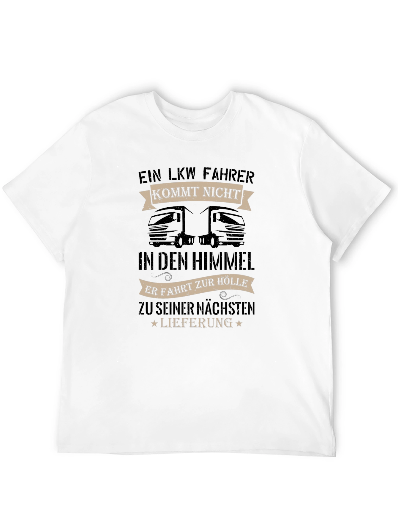 Truck Driver T-Shirt - To His Next Delivery