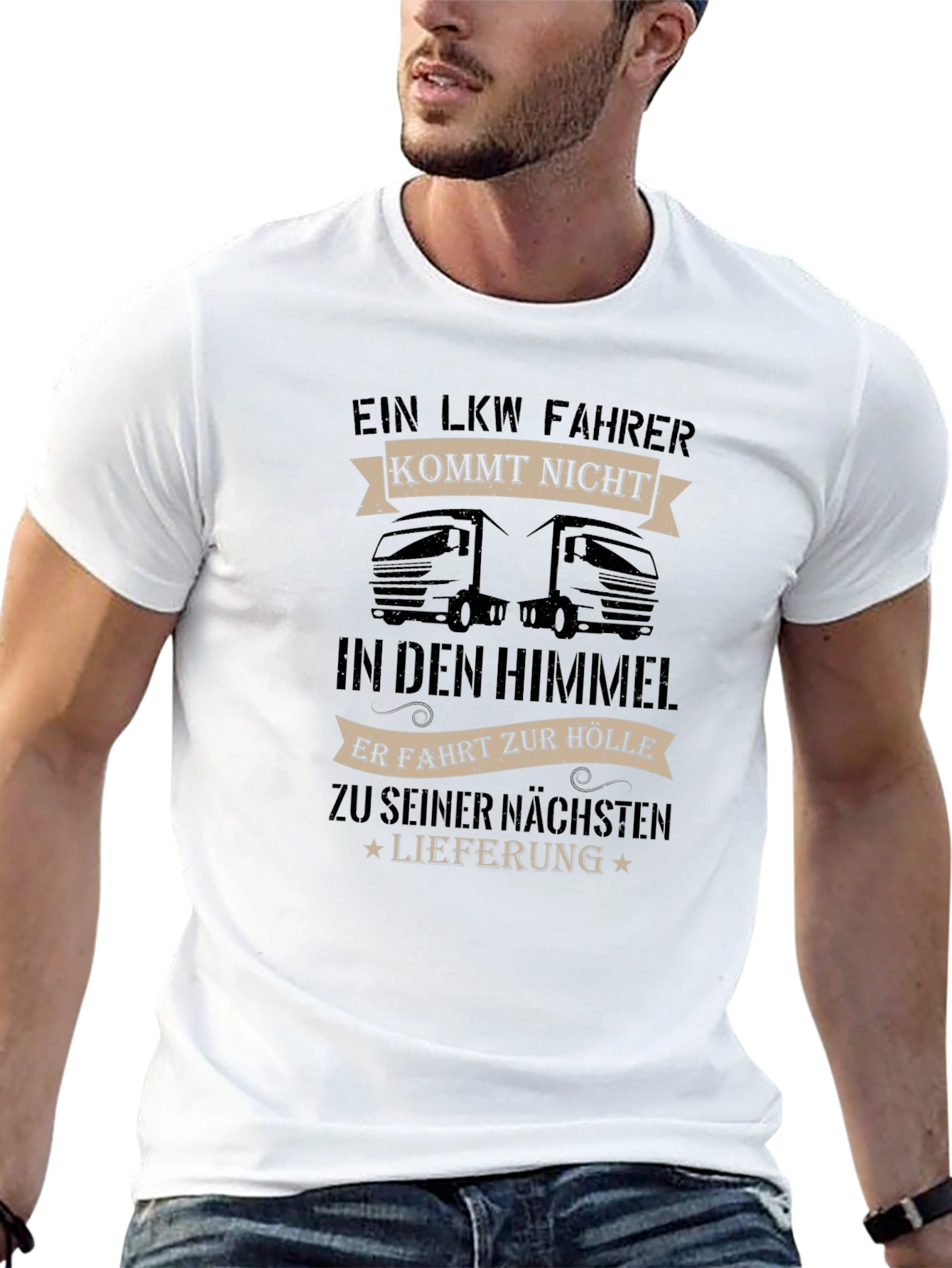 Truck Driver T-Shirt - To His Next Delivery