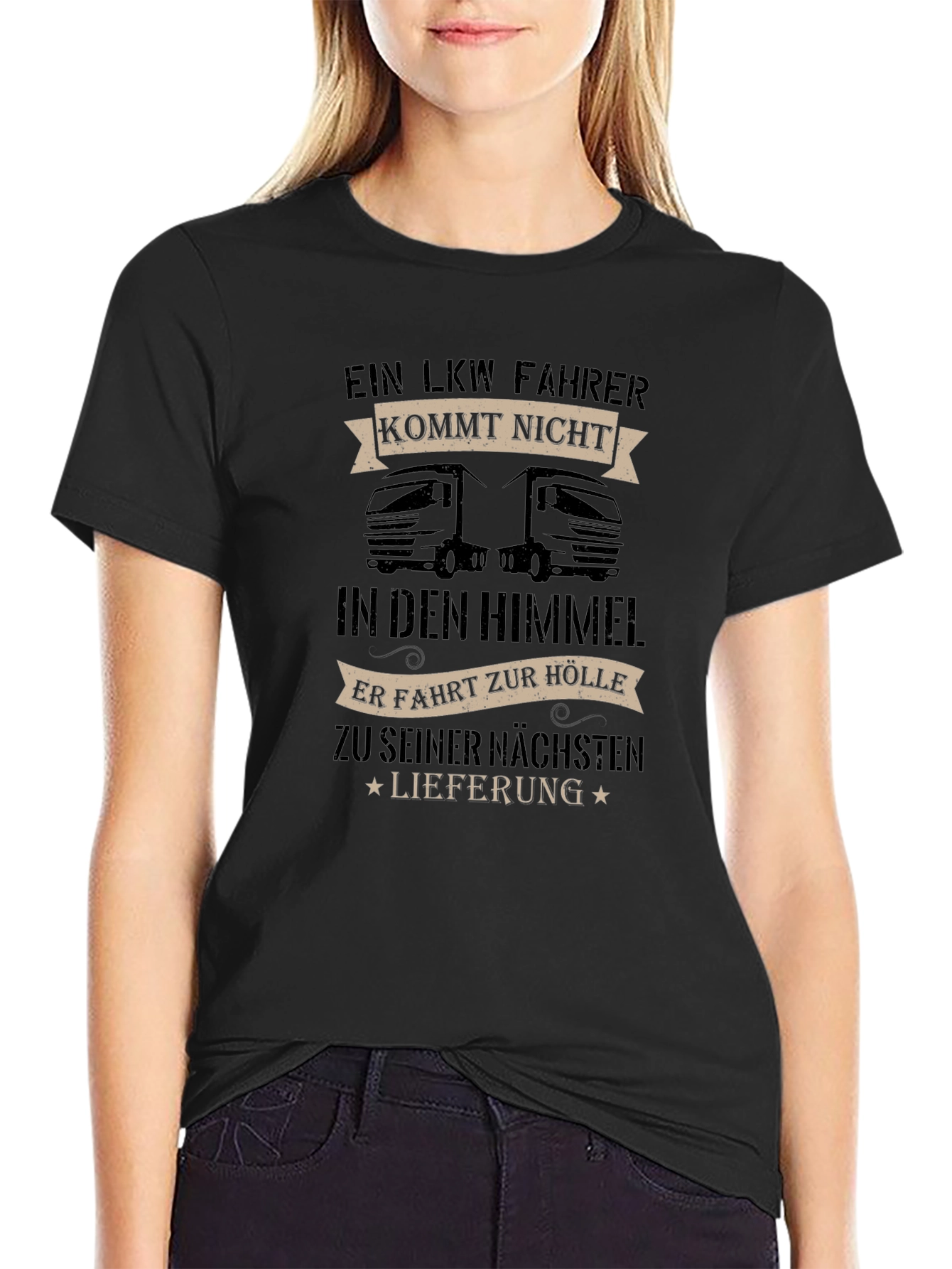 Truck Driver T-Shirt - To His Next Delivery