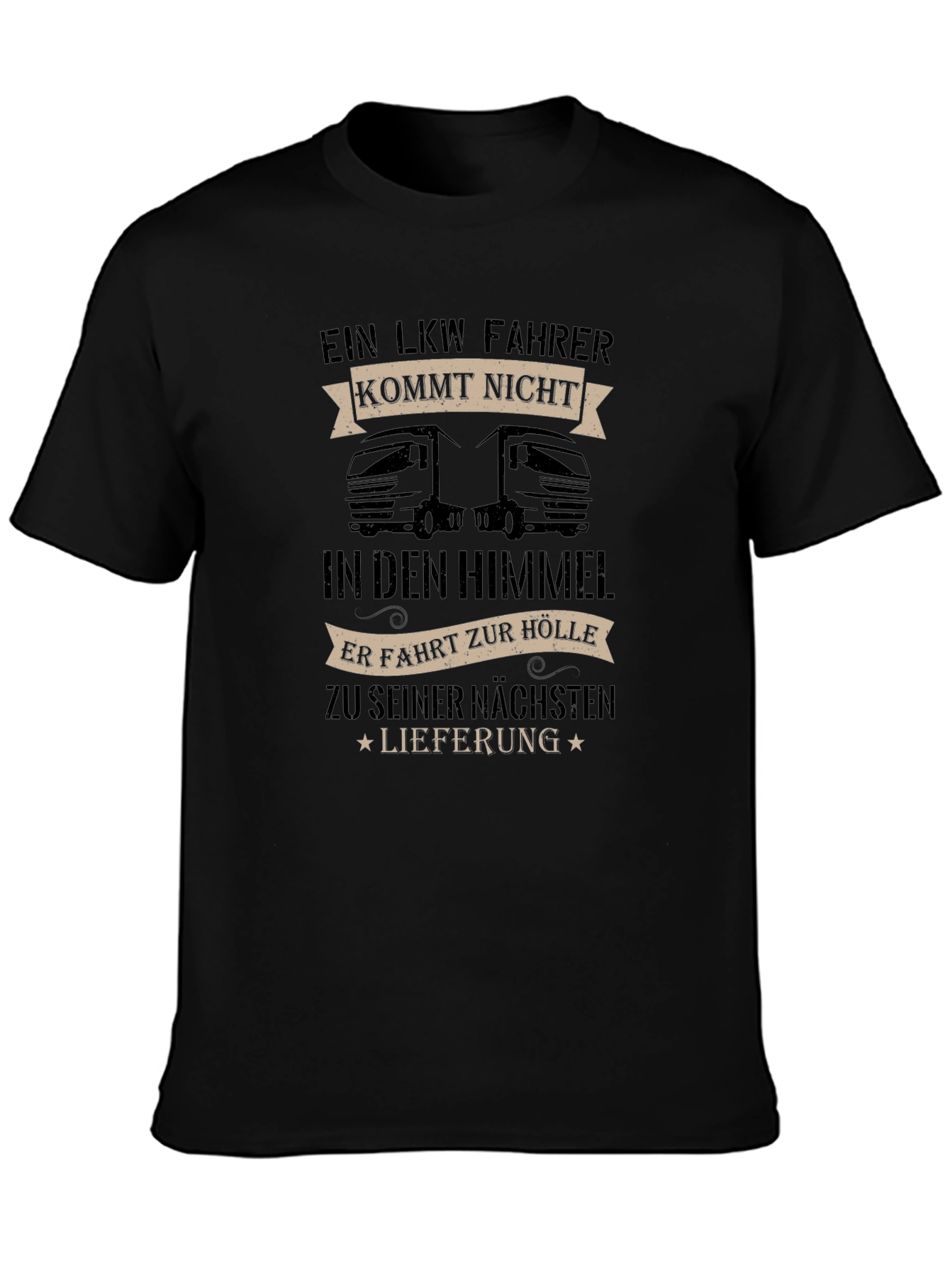 Truck Driver T-Shirt - To His Next Delivery