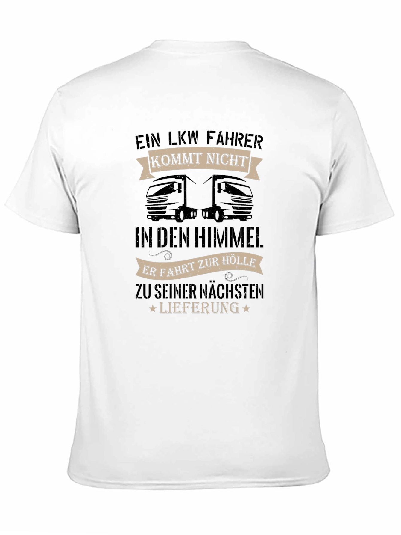 Truck Driver T-Shirt - To His Next Delivery