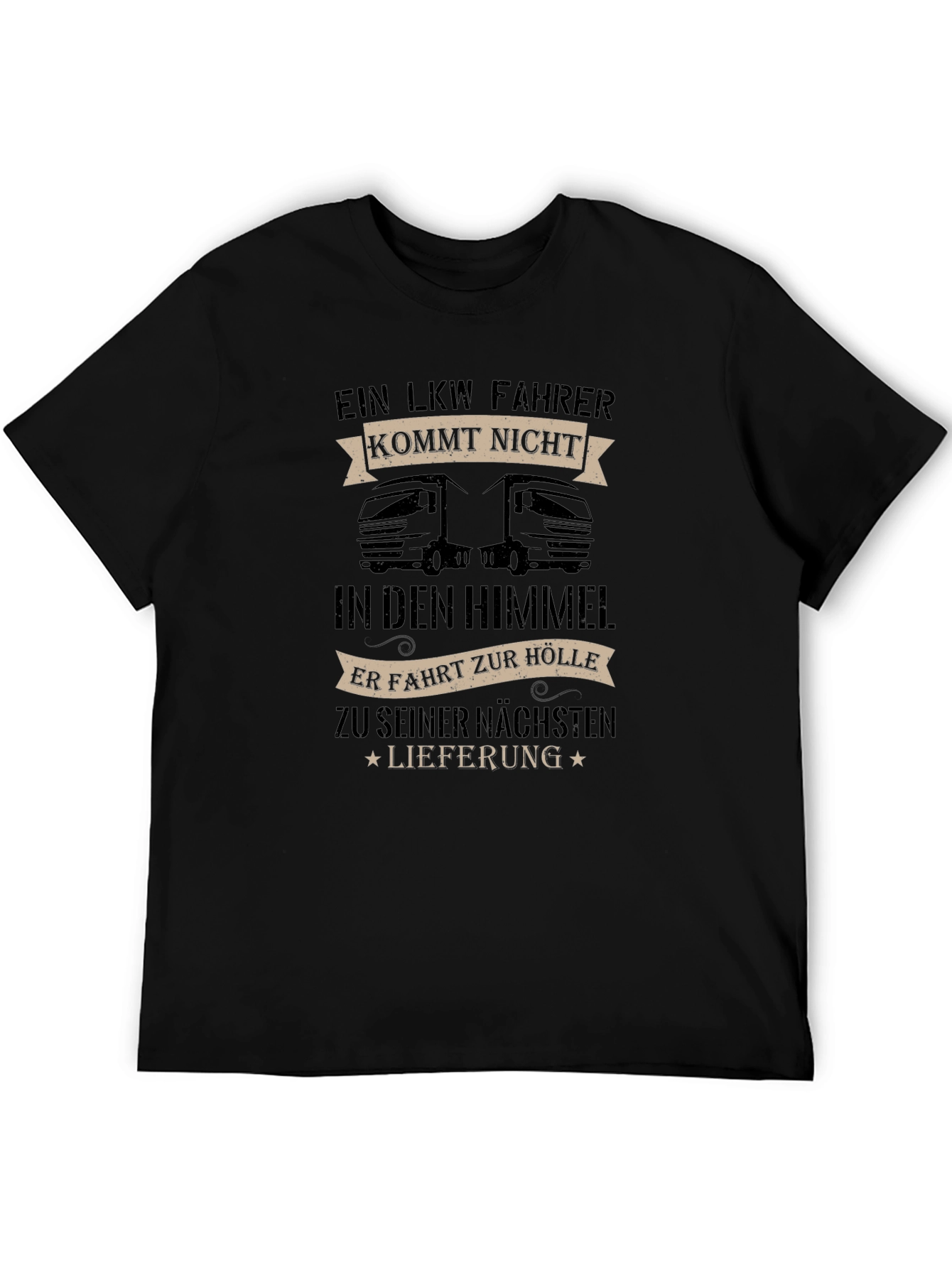 Truck Driver T-Shirt - To His Next Delivery