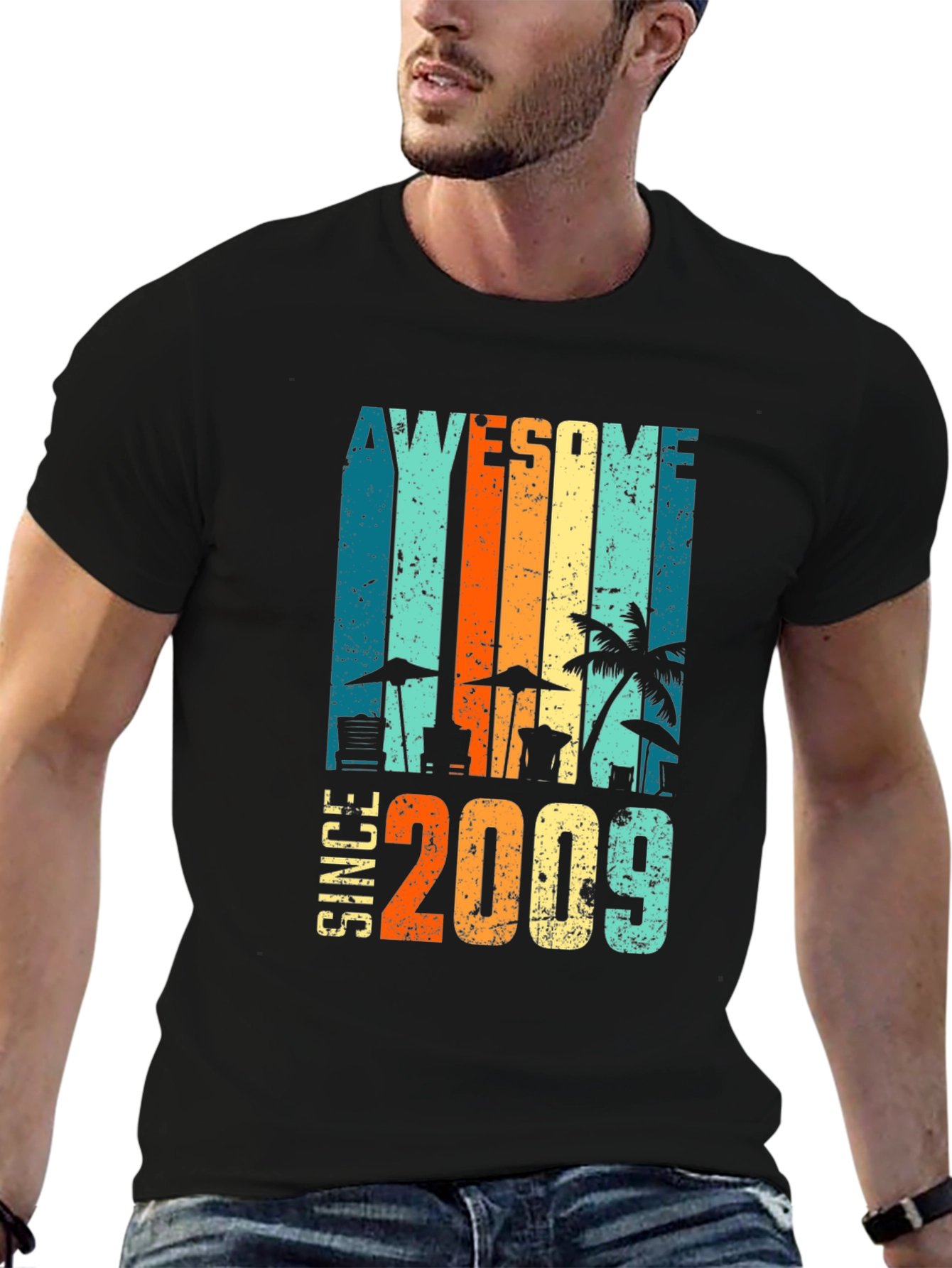 Awesome Since 2009 Graphic T-Shirt