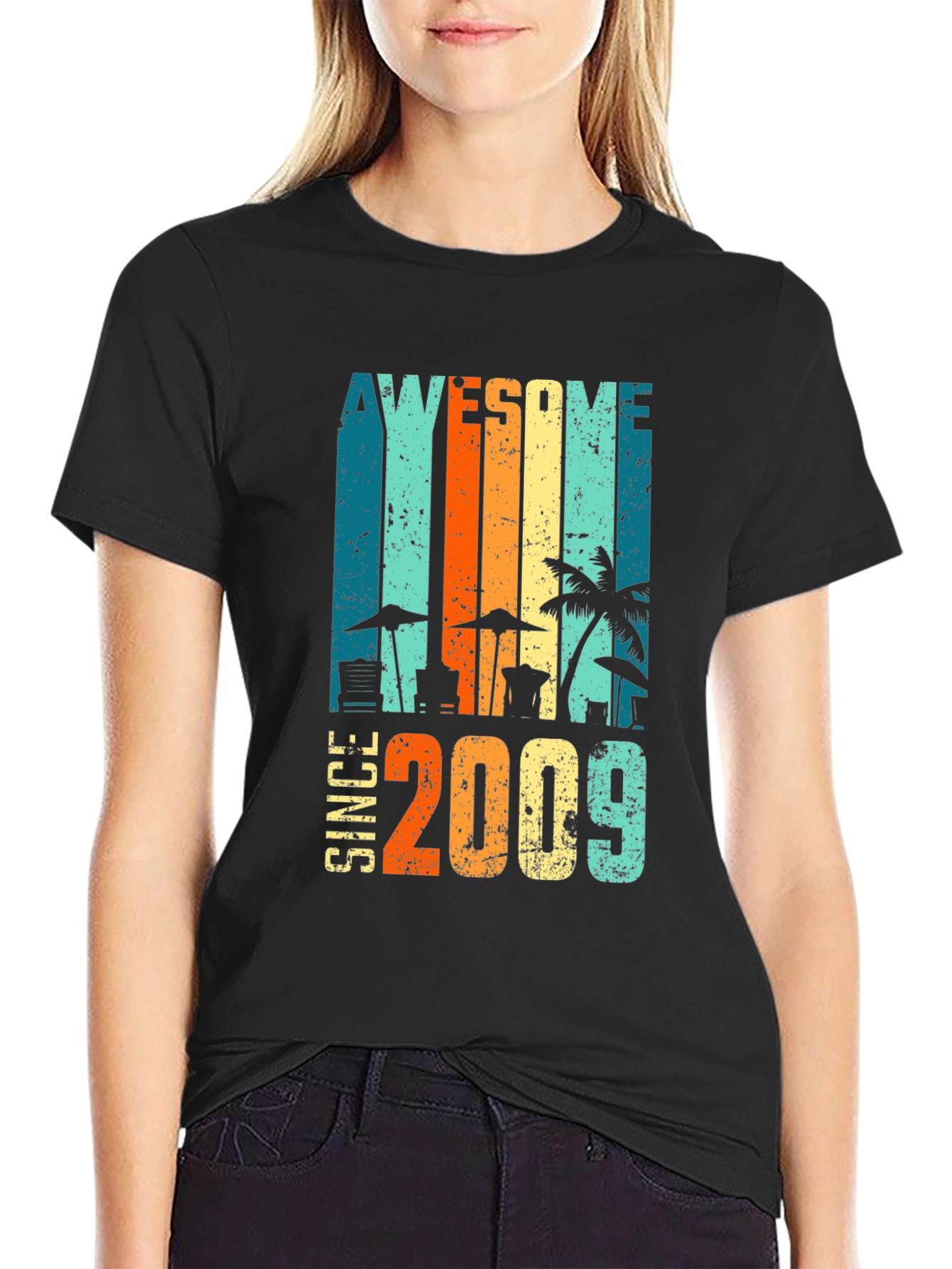 Awesome Since 2009 Graphic T-Shirt