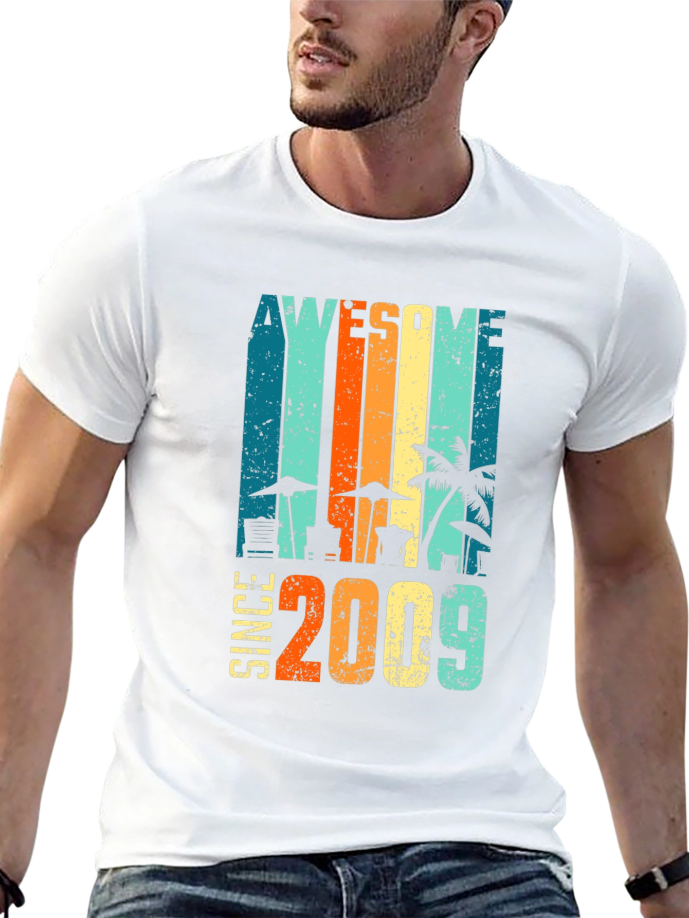 Awesome Since 2009 Graphic T-Shirt