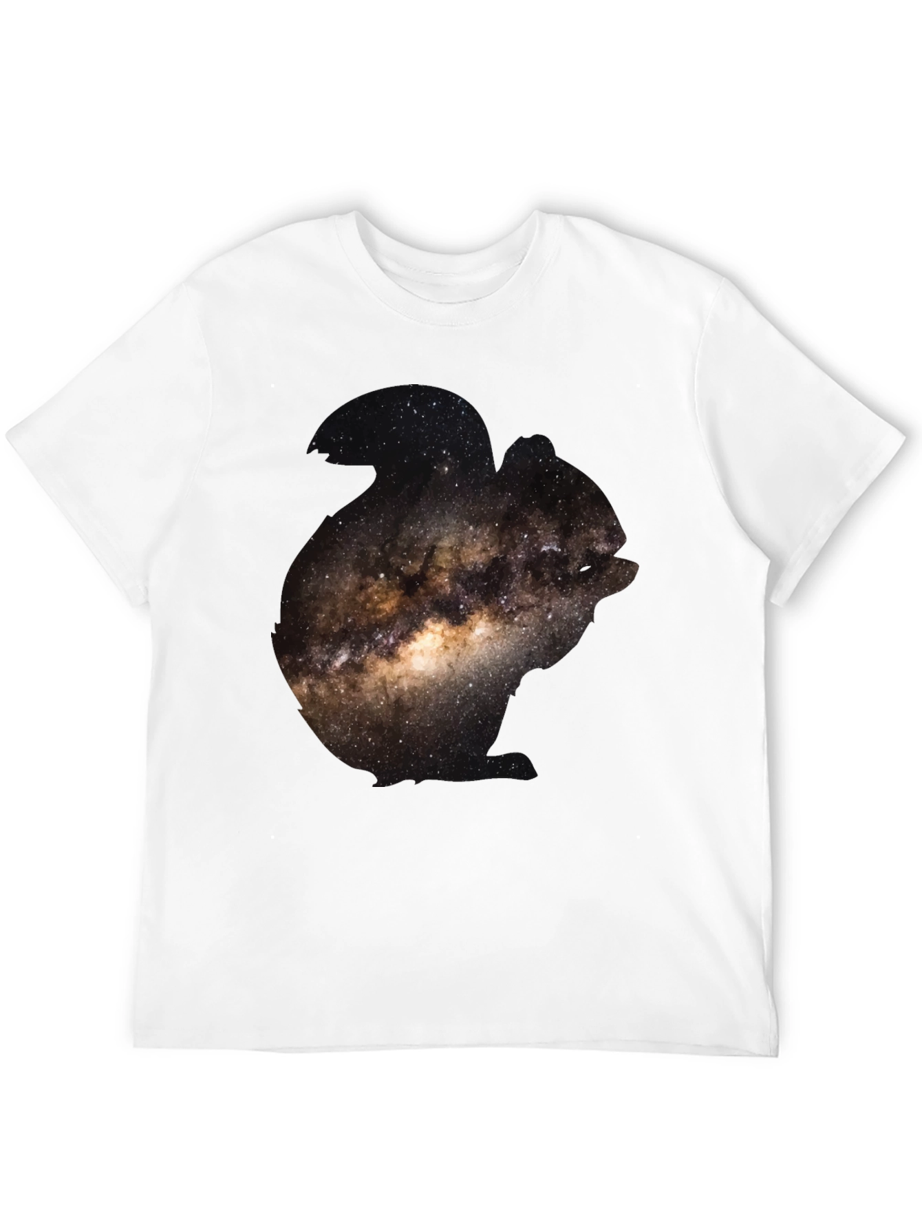 Galaxy Print Black T-Shirt for Men