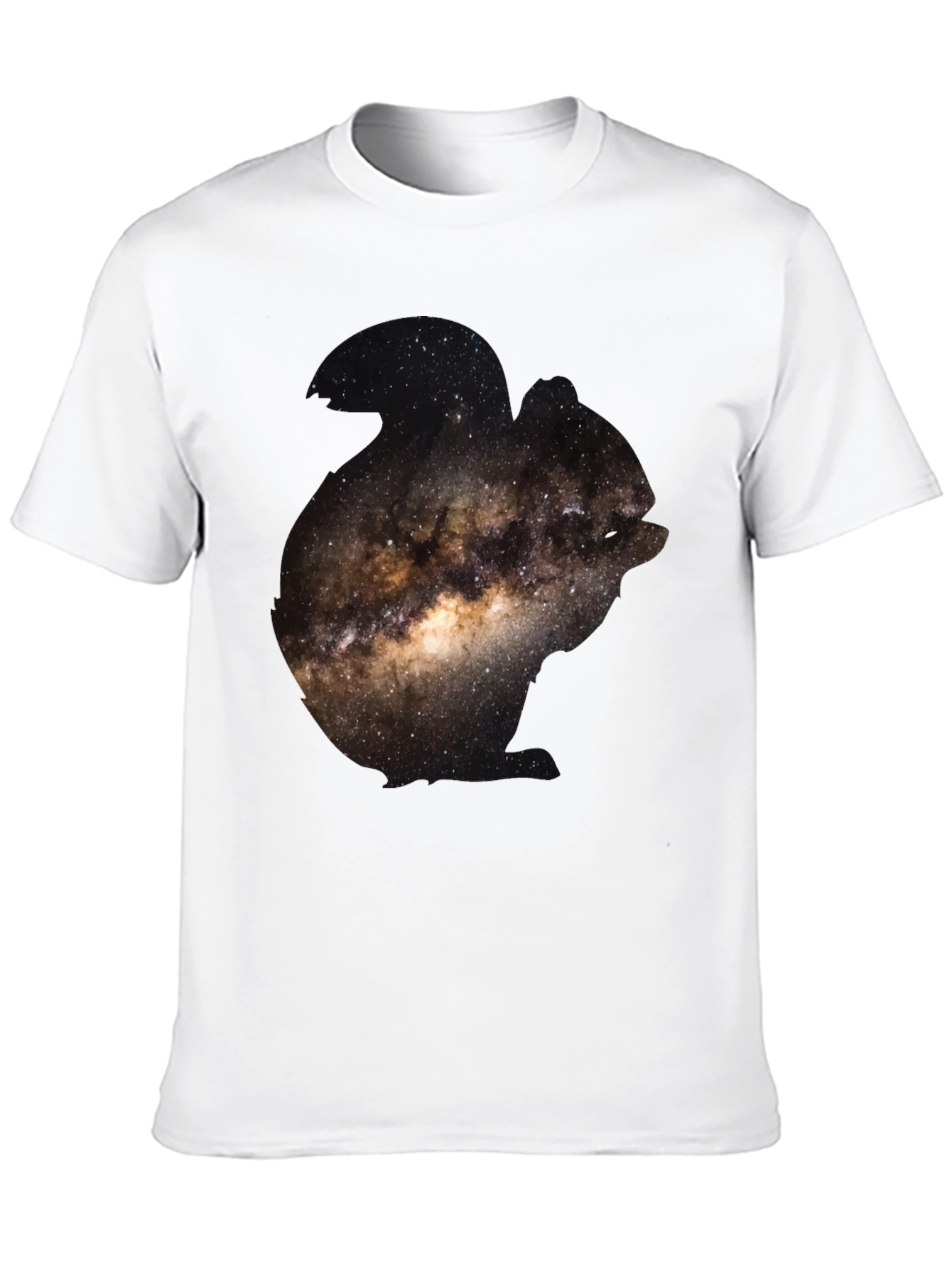 Galaxy Print Black T-Shirt for Men