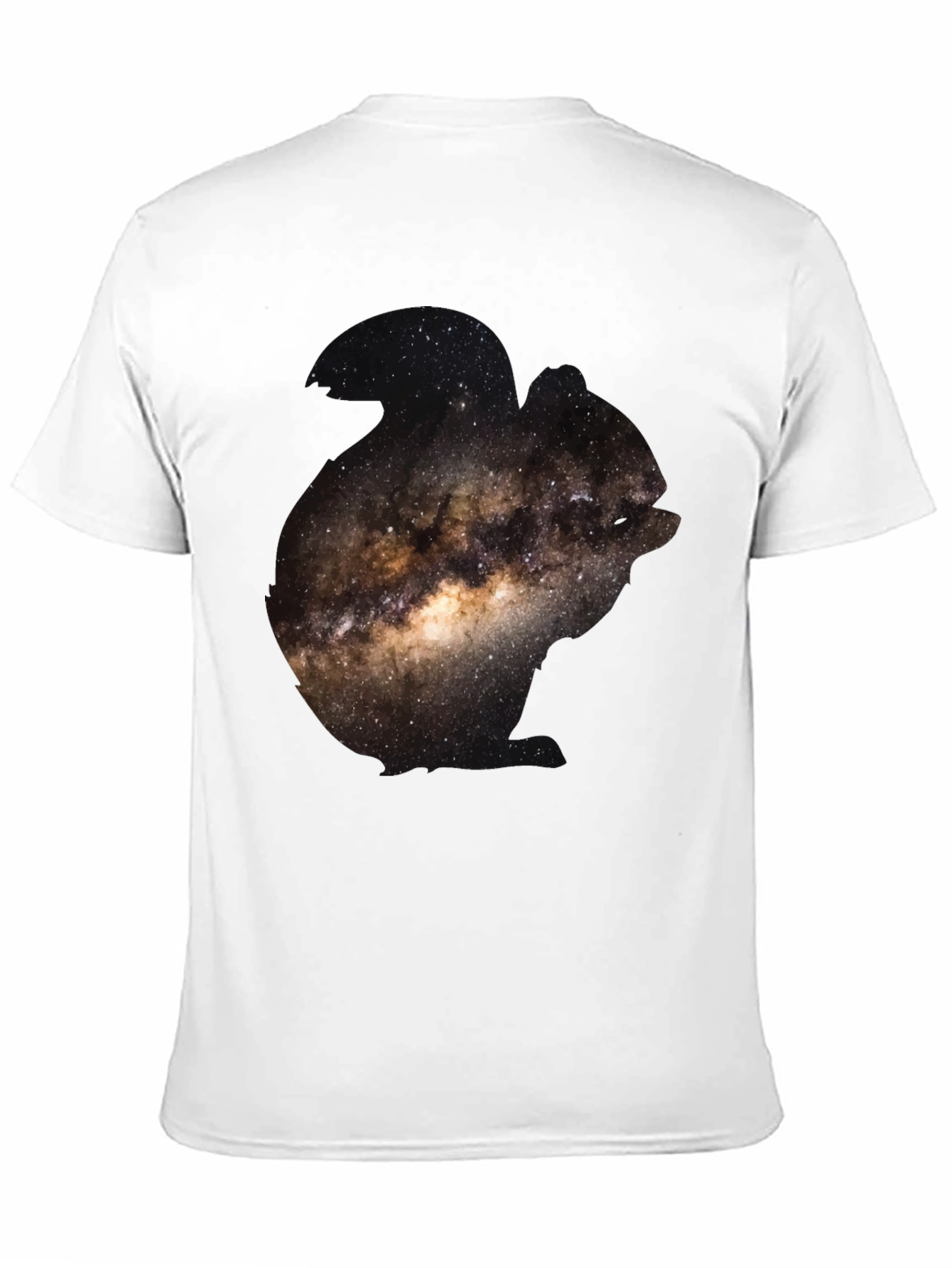 Galaxy Print Black T-Shirt for Men