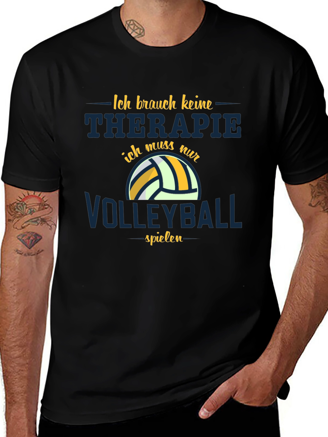 Volleyball Therapy Graphic T-Shirt