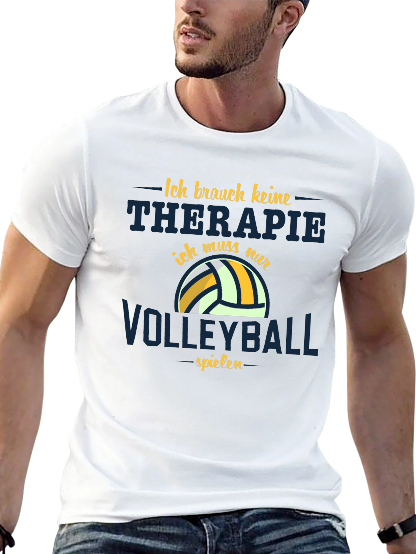 Volleyball Therapy Graphic T-Shirt