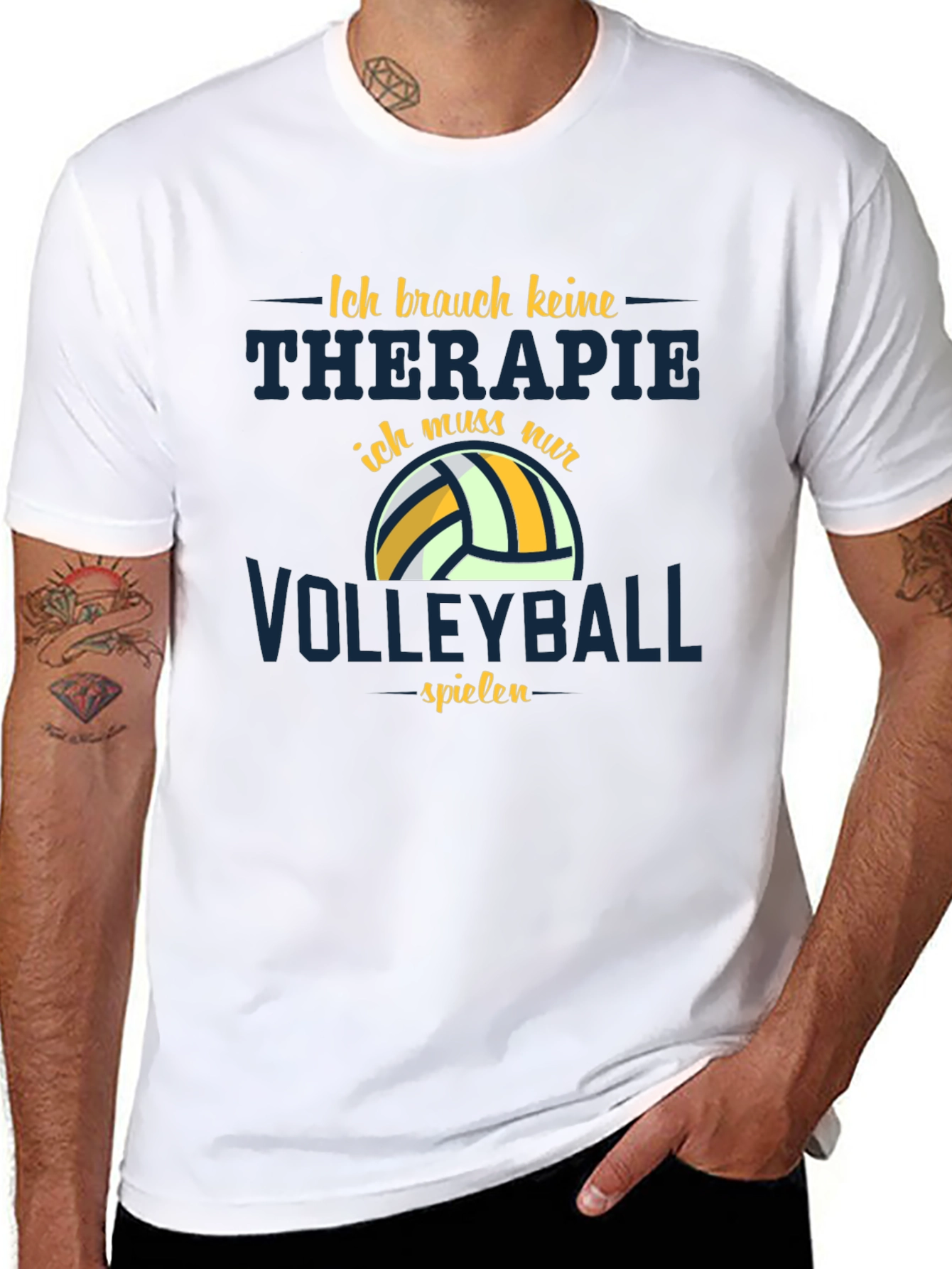 Volleyball Therapy Graphic T-Shirt