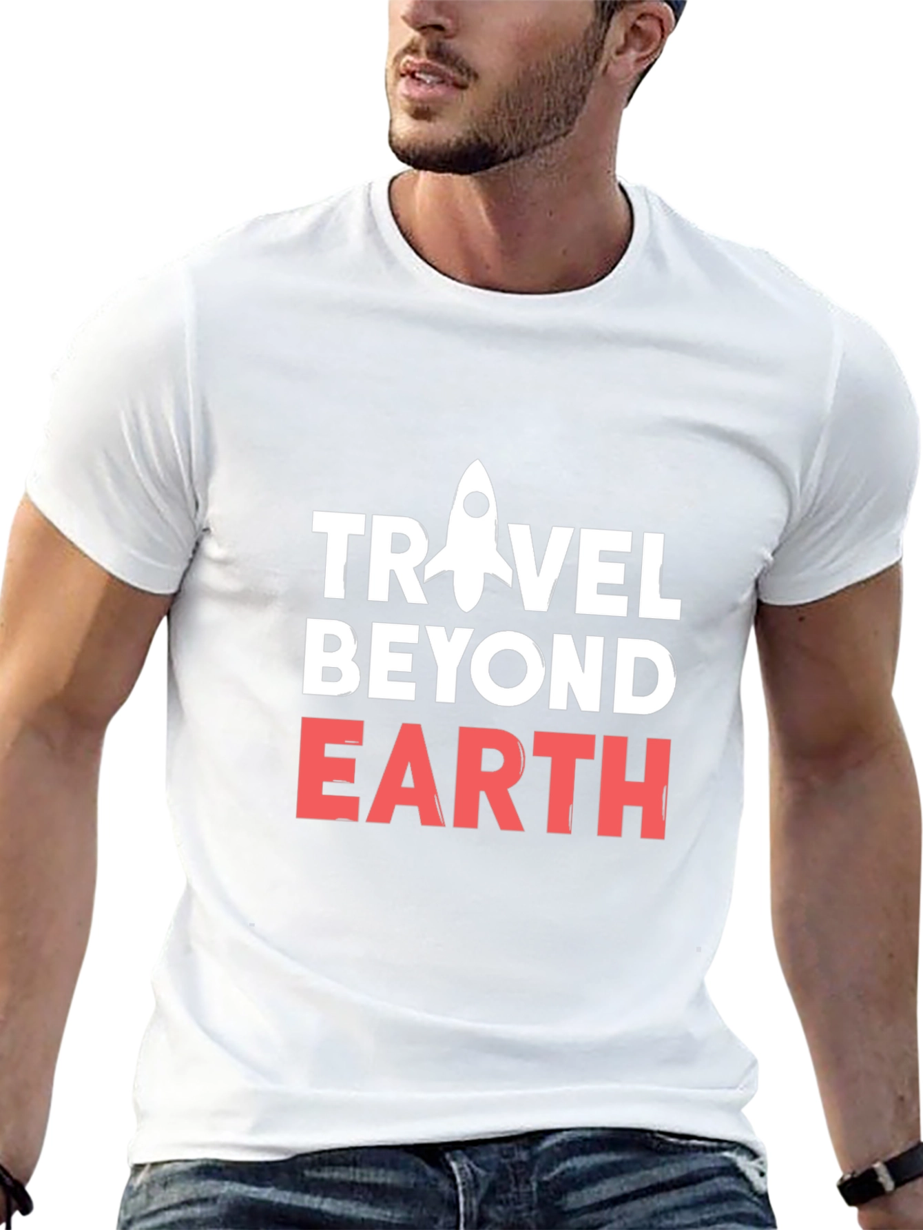 Travel Beyond Earth Graphic Tee